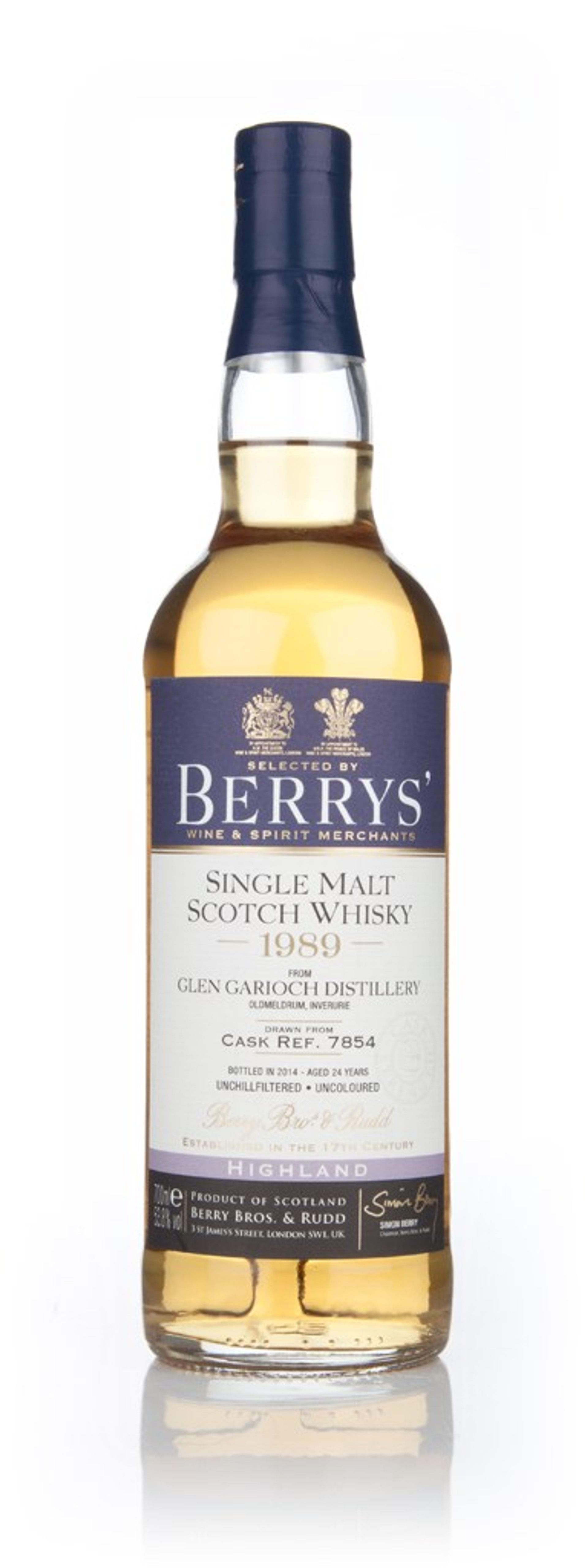 Glen Garioch 24 Year Old 1989 (cask 7854) (Berry Bros. & Rudd) 70cl