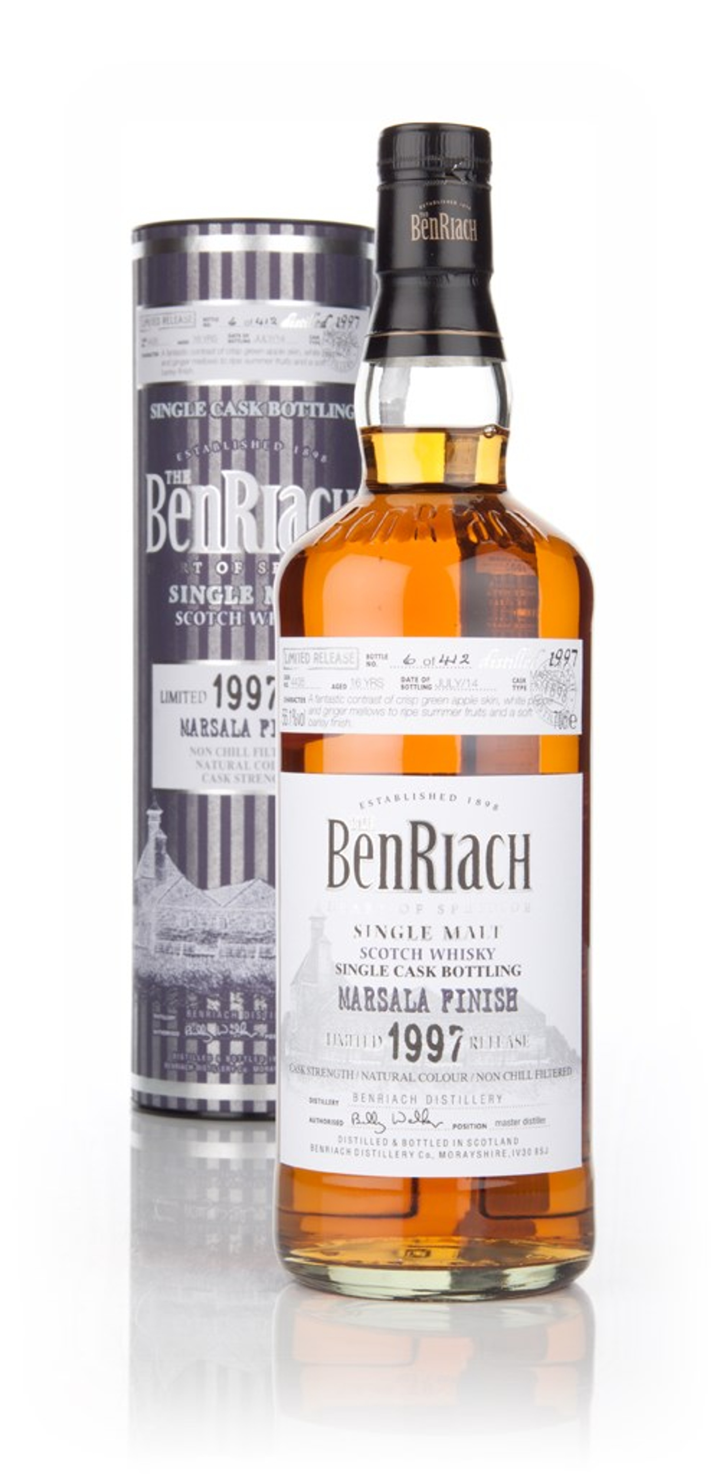 Benriach 16 Year Old 1997 (cask 4435) Marsala Cask Finish 70cl