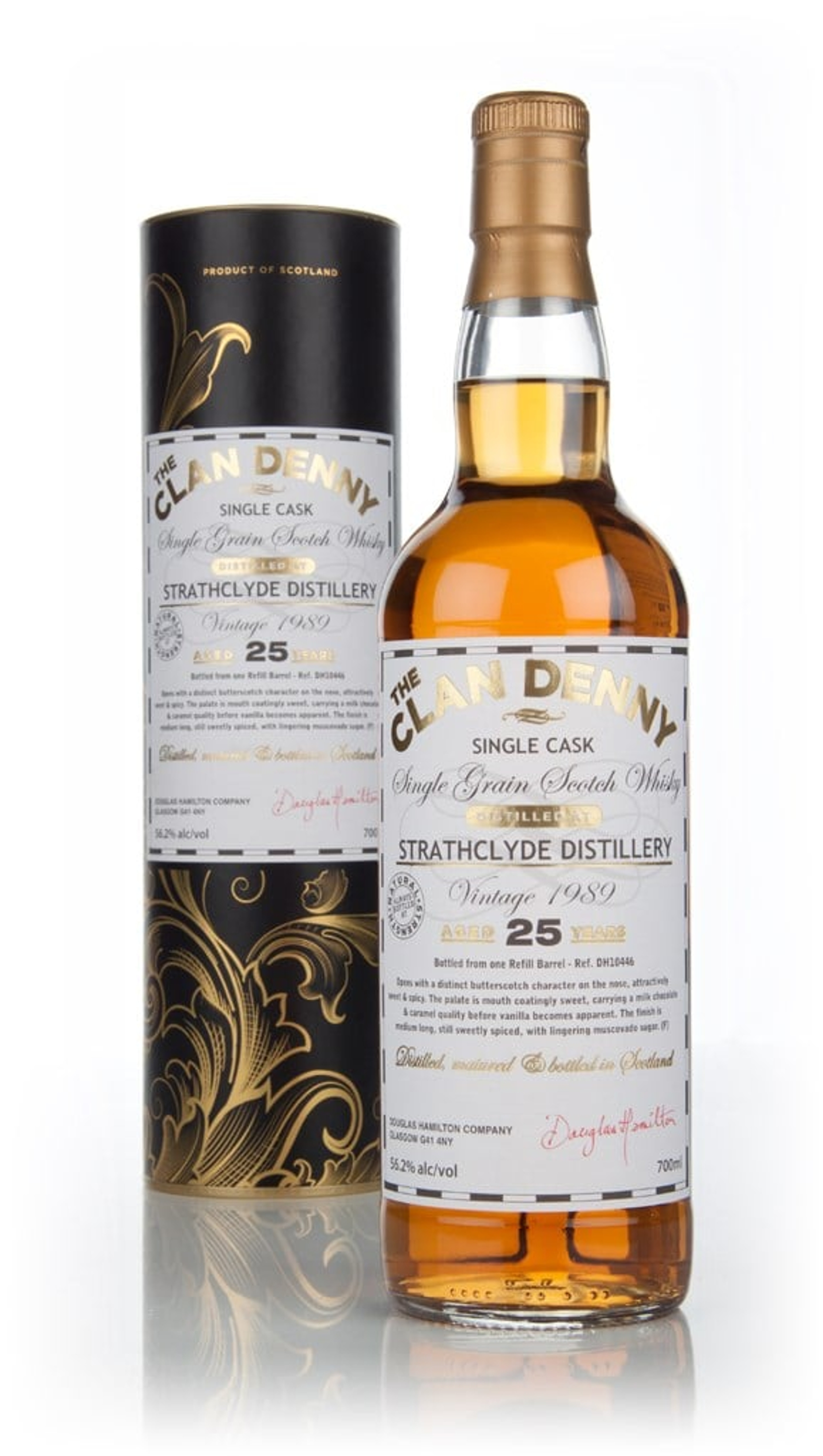 Strathclyde 25 Year Old 1989 (cask 10446) - The Clan Denny (Douglas Laing) 70cl