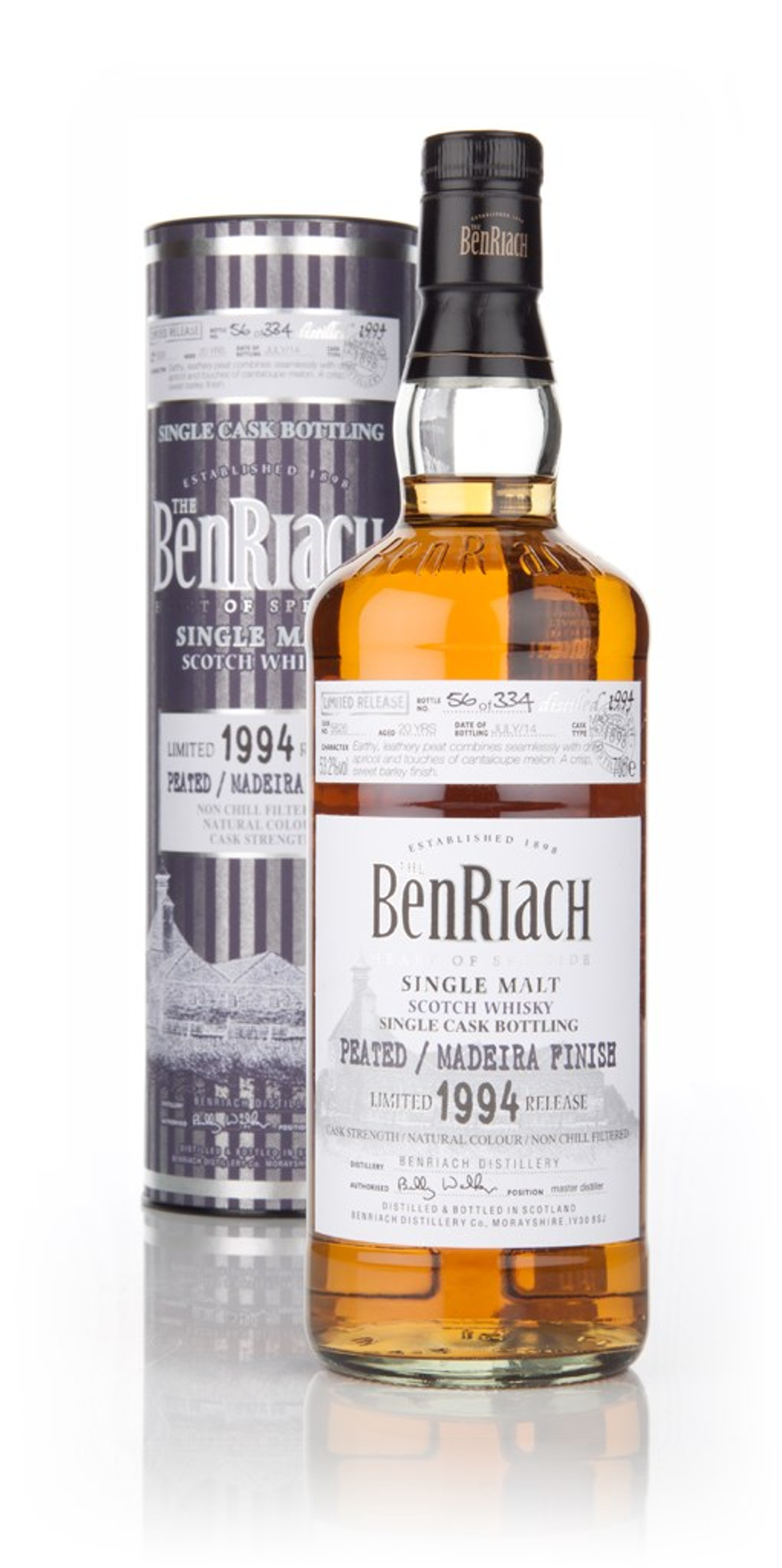 Benriach 20 Year Old 1994 (cask 5626) Peated, Madeira Cask Finish 70cl