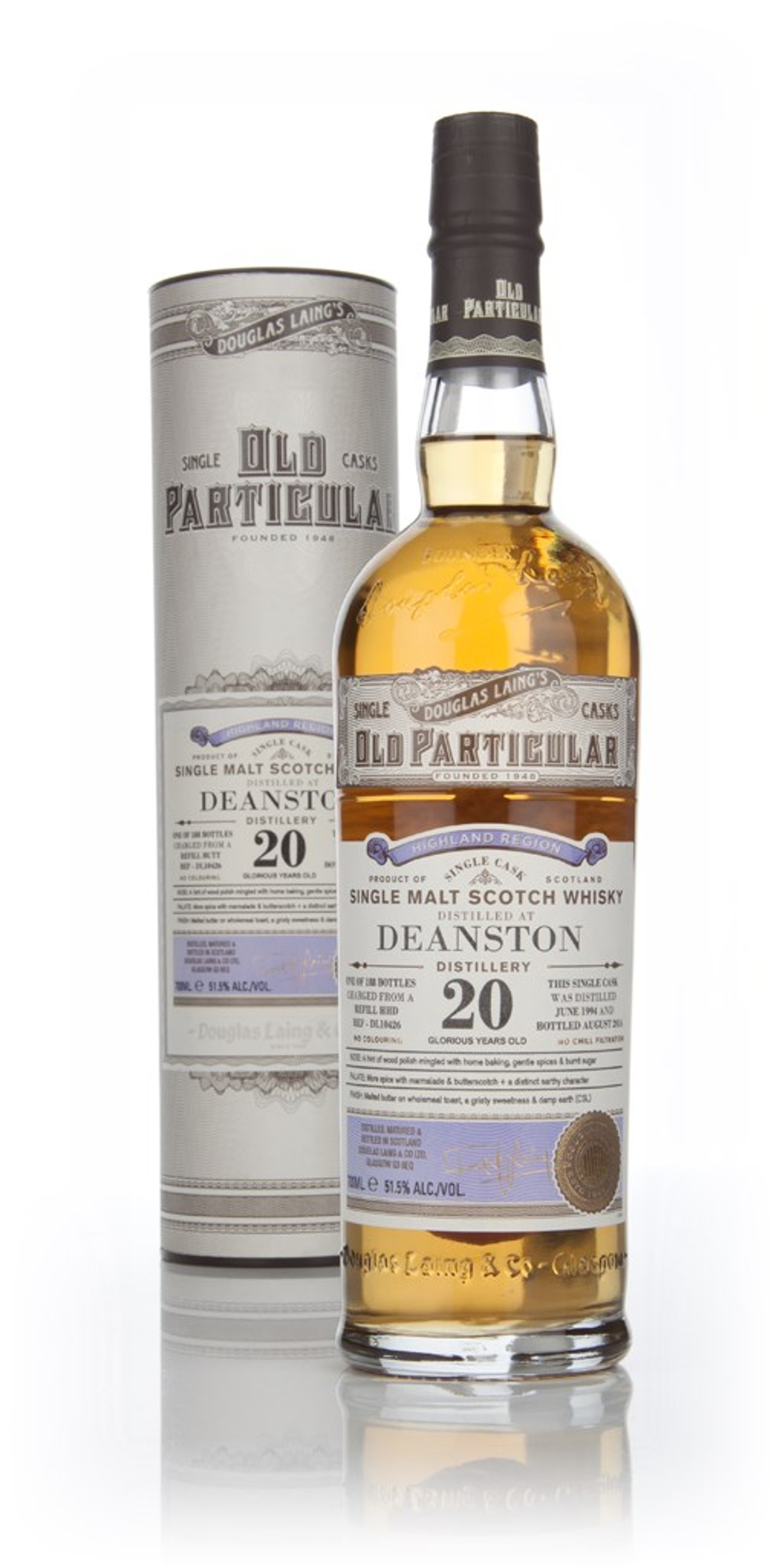 Deanston 20 Year Old 1994 (cask 10426) - Old Particular (Douglas Laing) 70cl