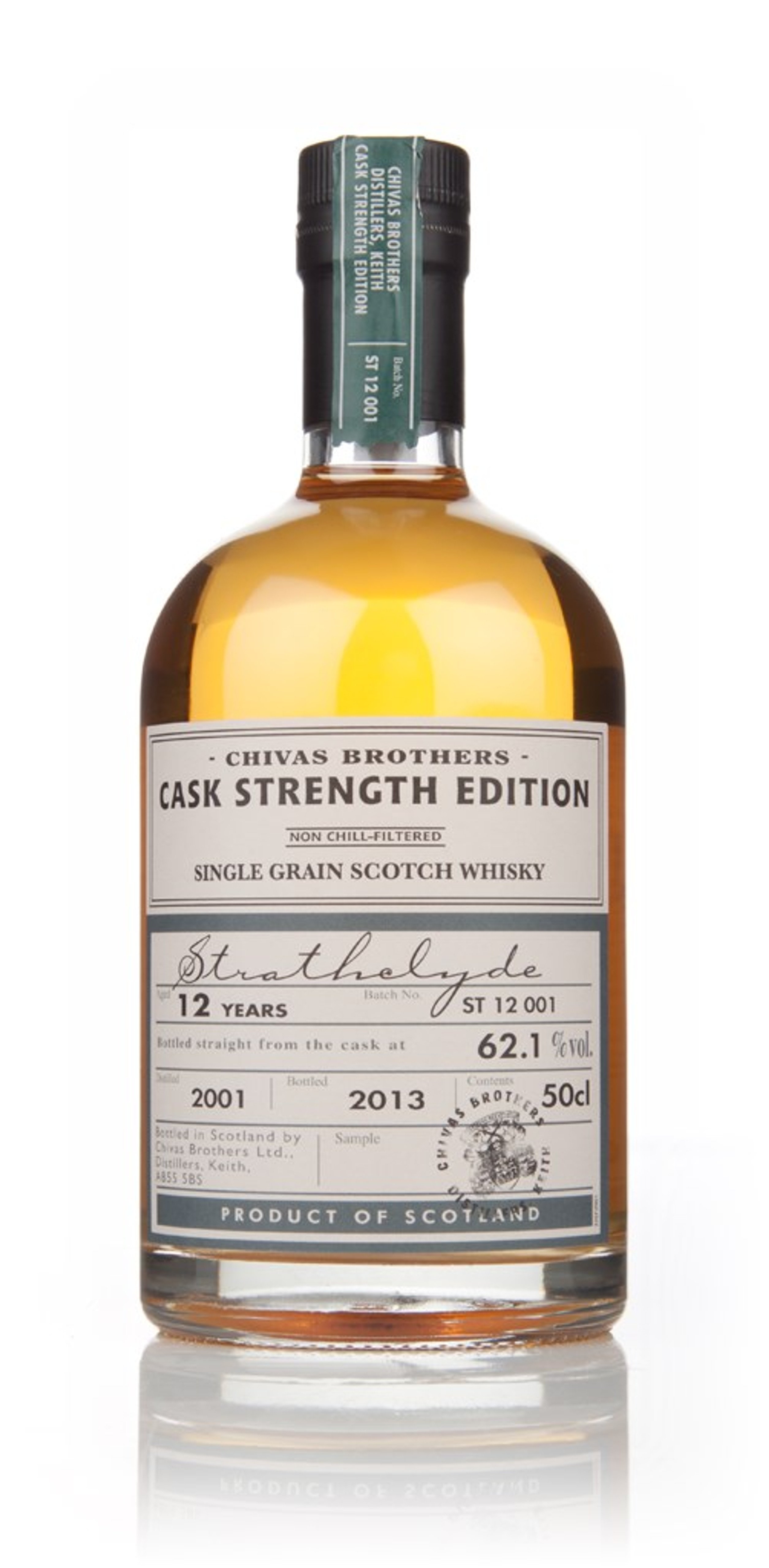 Strathclyde 12 Year Old 2001 - Cask Strength Edition (Chivas Brothers) 50cl