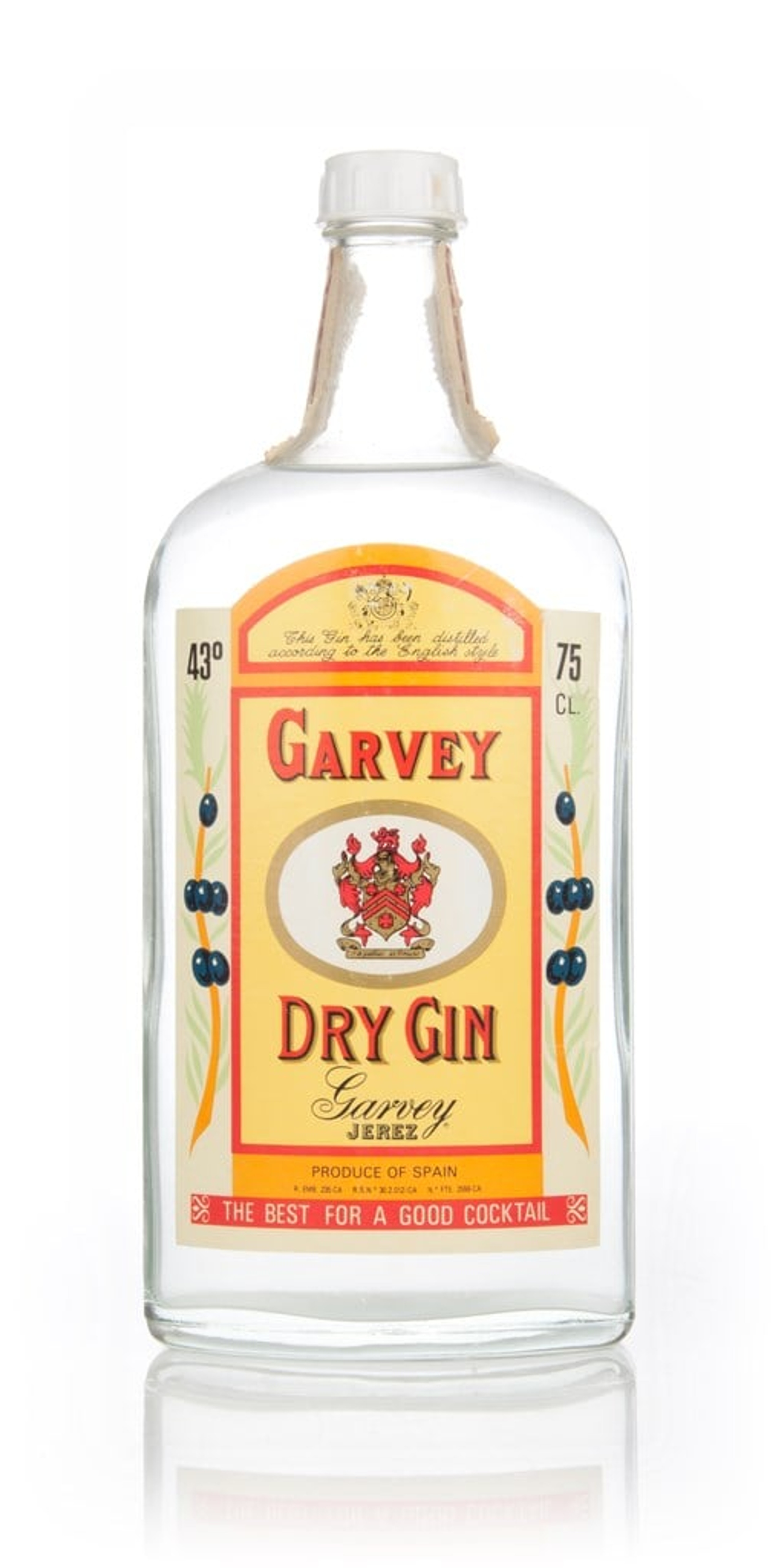 Garvey Dry Gin - 1970s 75cl