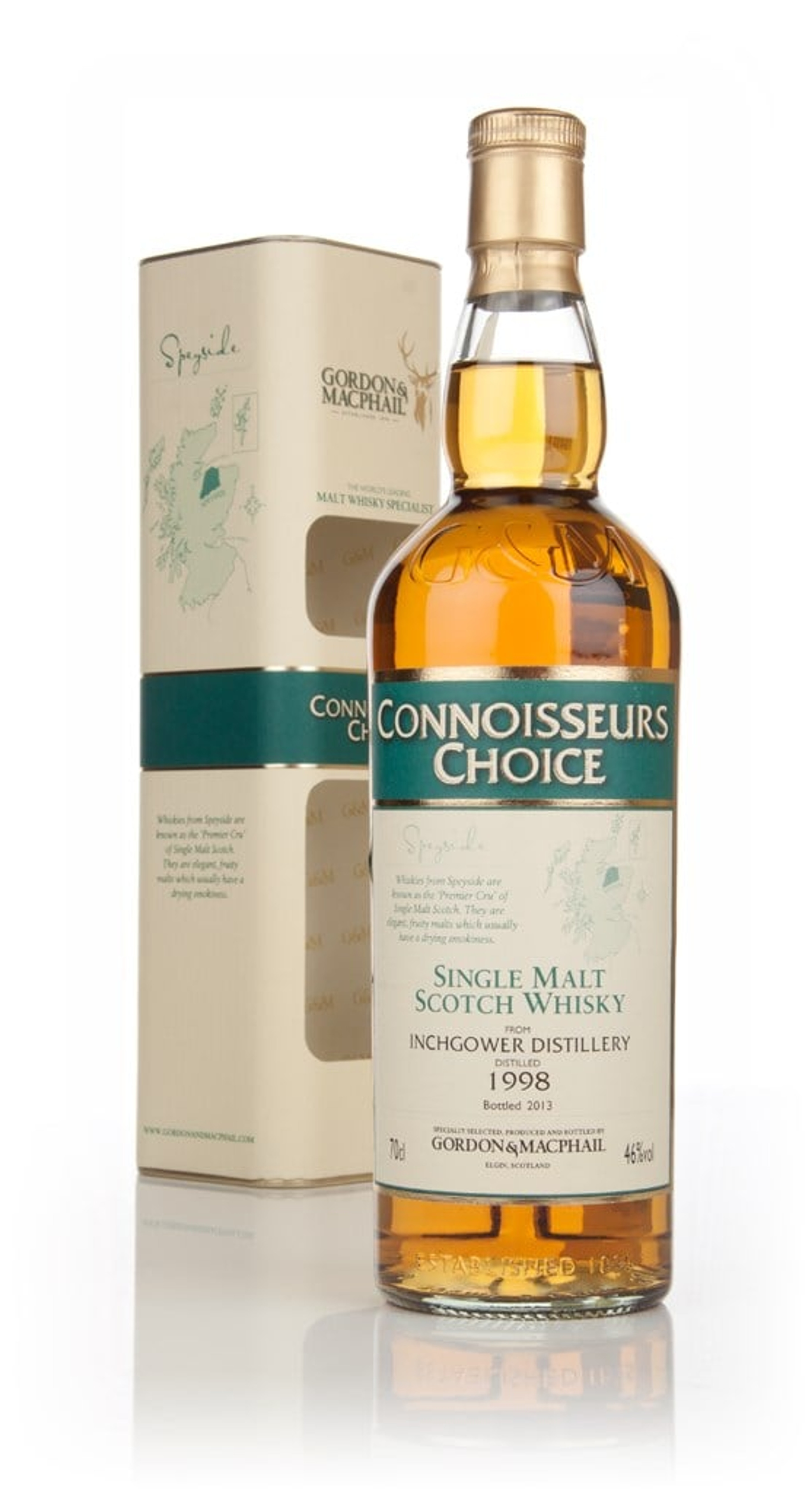 Inchgower 1998 (bottled 2013) - Connoisseurs Choice (Gordon & MacPhail) 70cl