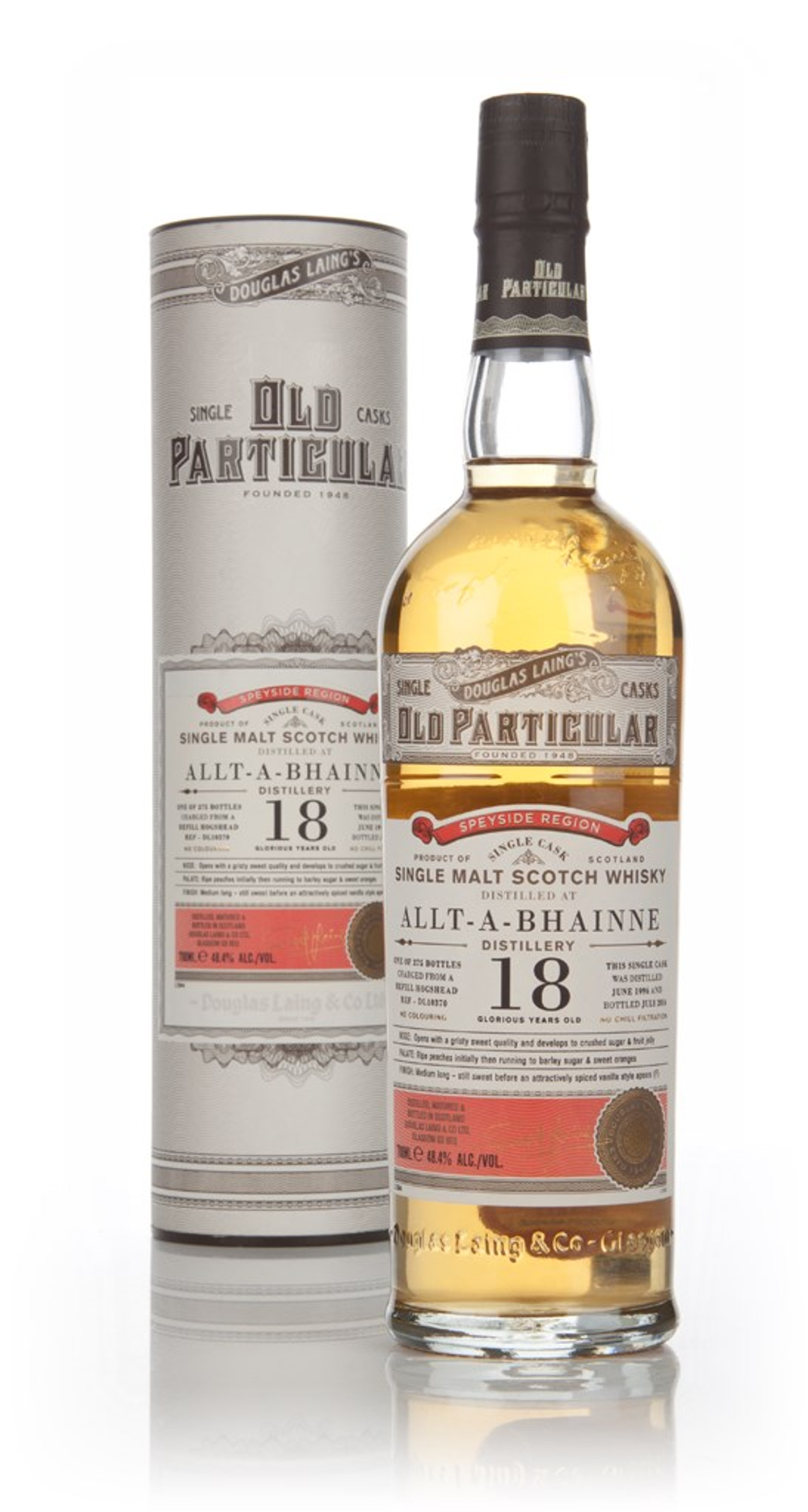 Allt-á-Bhainne 18 Year Old 1996 (cask 10370) - Old Particular (Douglas Laing) 70cl