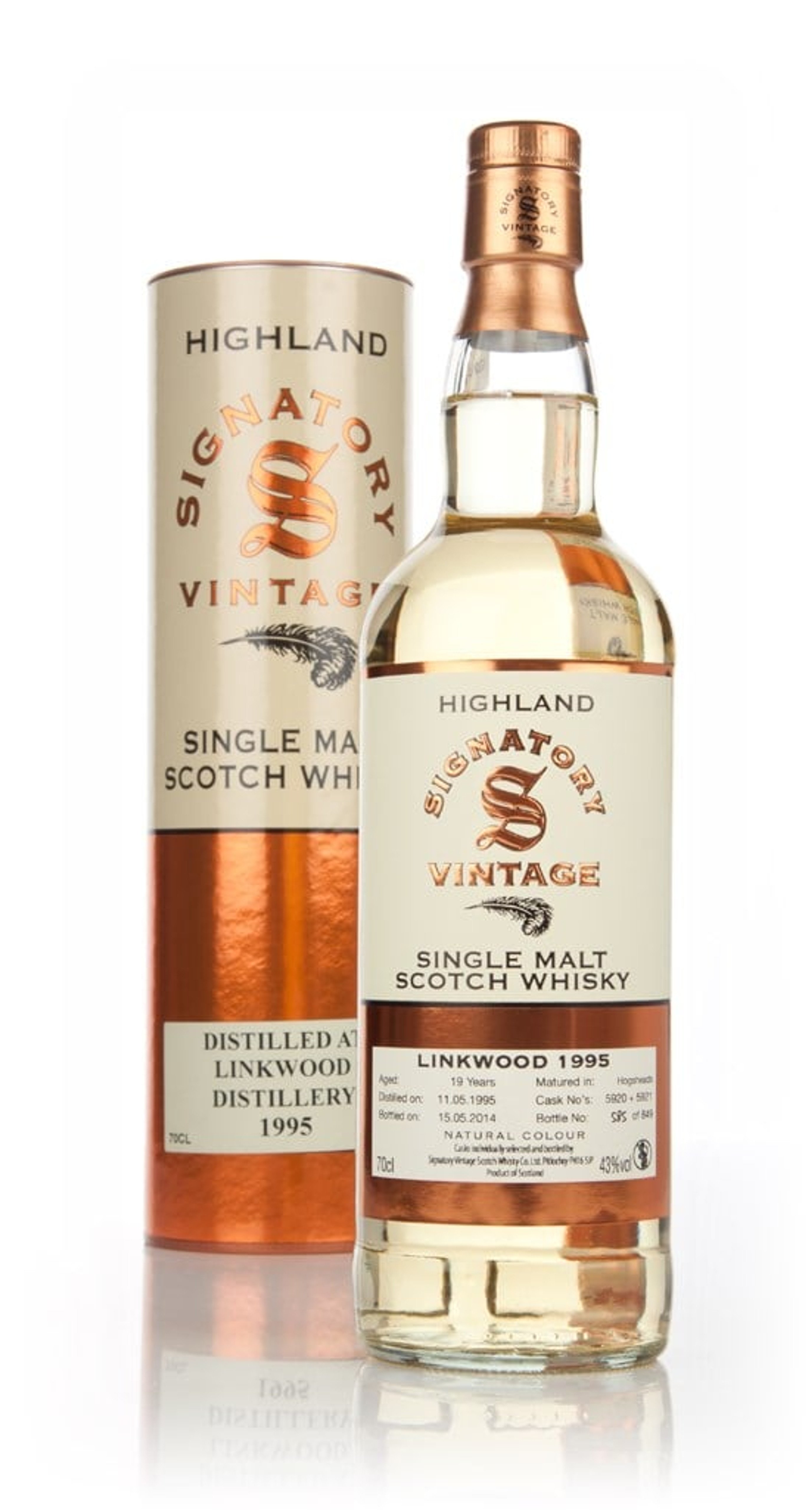 Linkwood 19 Year Old 1995 (casks 5920+5921) (Signatory) 70cl