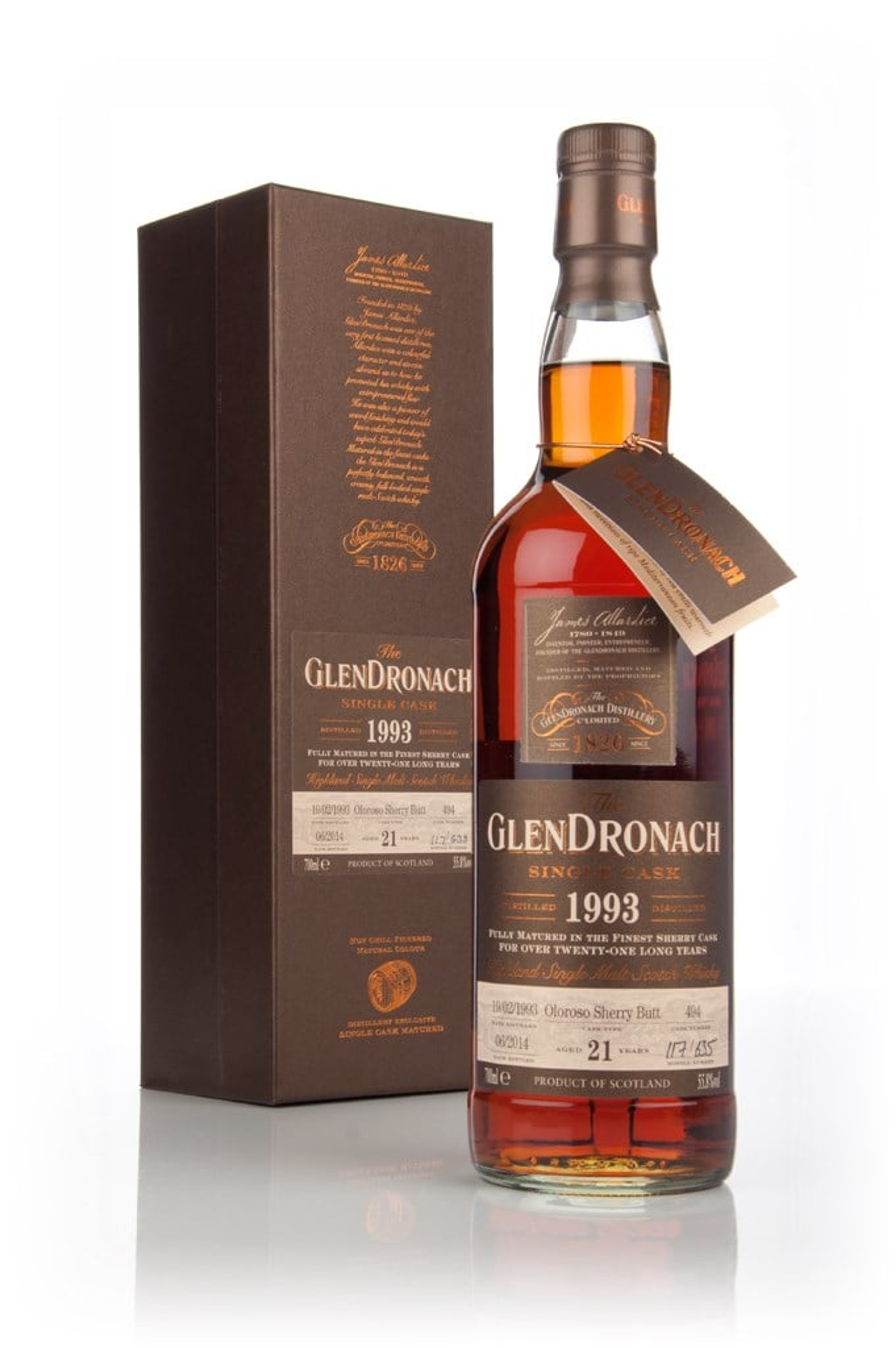 GlenDronach 21 Year Old 1993 (cask 494) - Batch 10 70cl