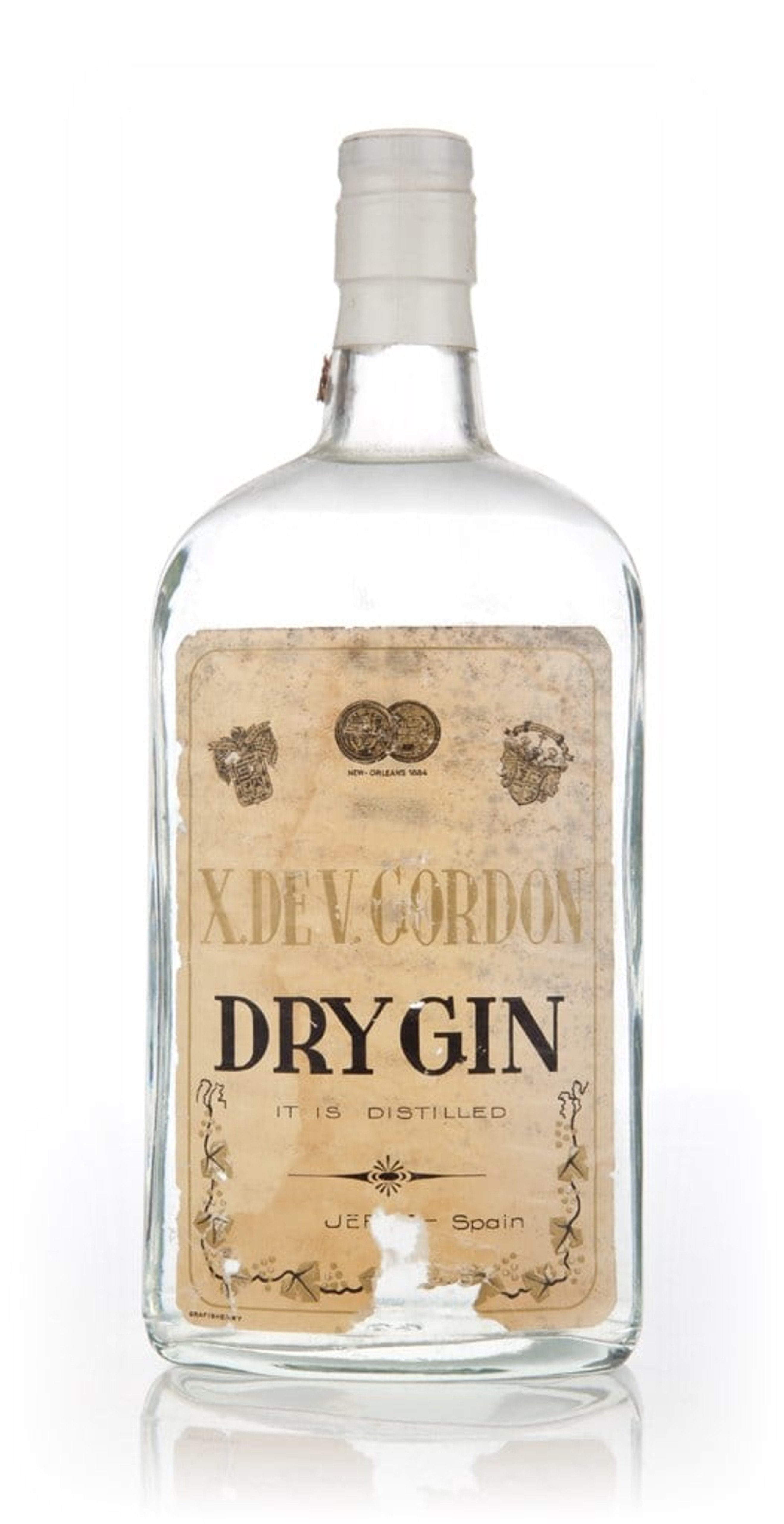 X. de V. Gordon Dry Gin - 1960s