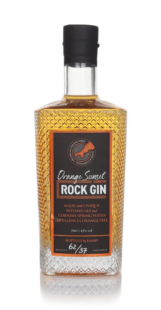 Cornish Rock Orange Sunset Gin 70cl