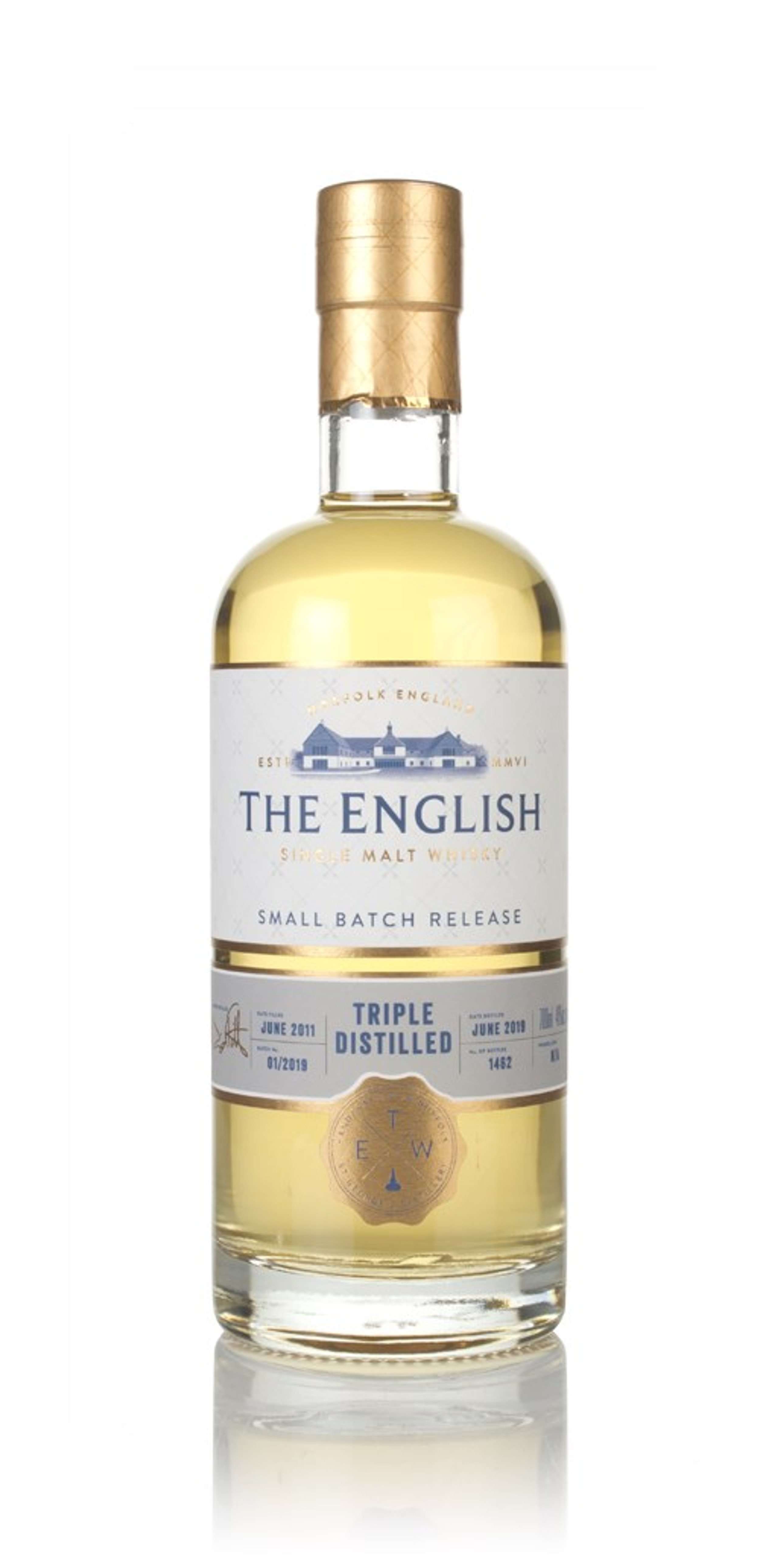 The English - Triple Distilled 70cl