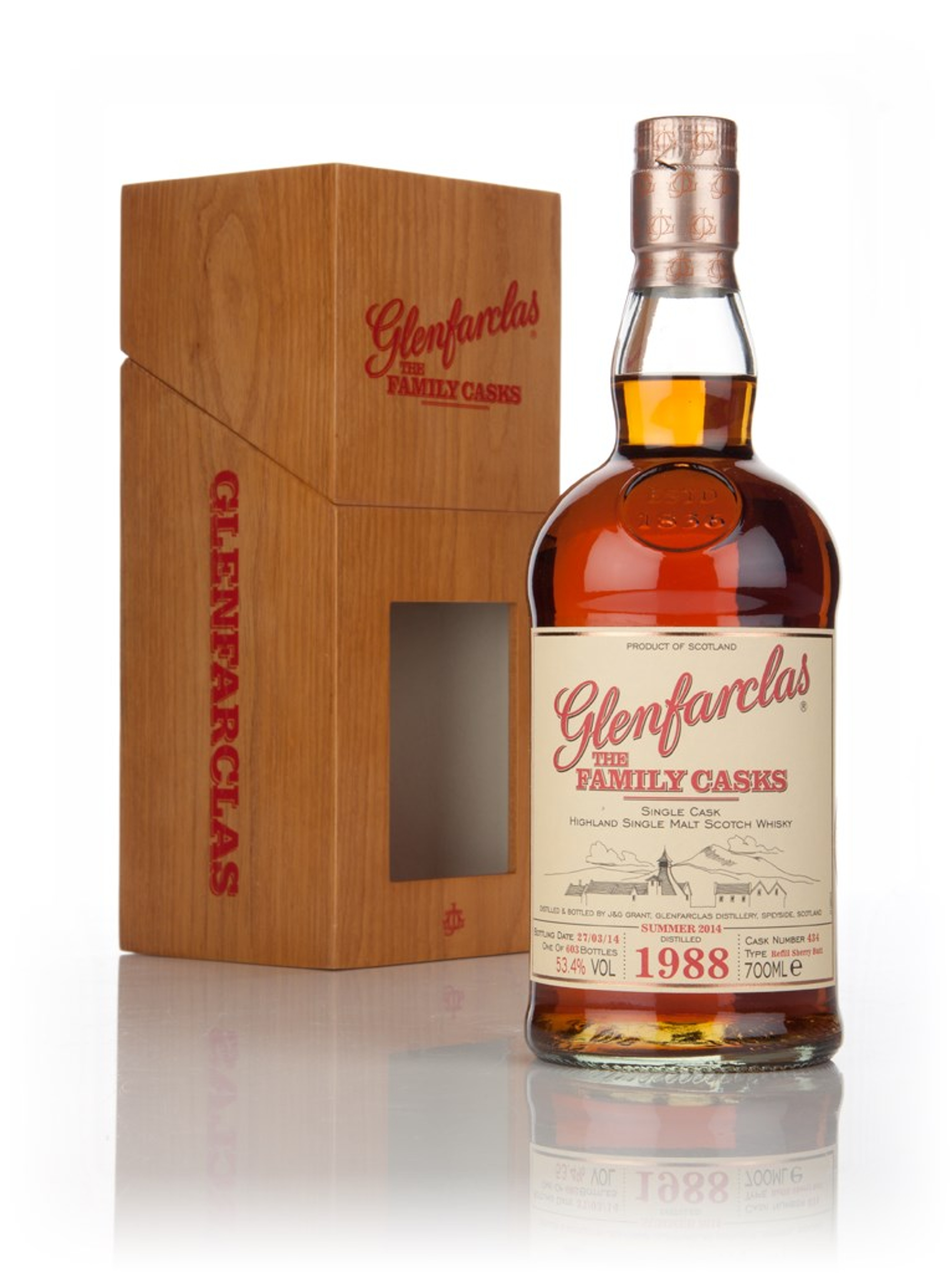 Glenfarclas 1988 (cask 434) Family Cask Summer 2014 Release 70cl