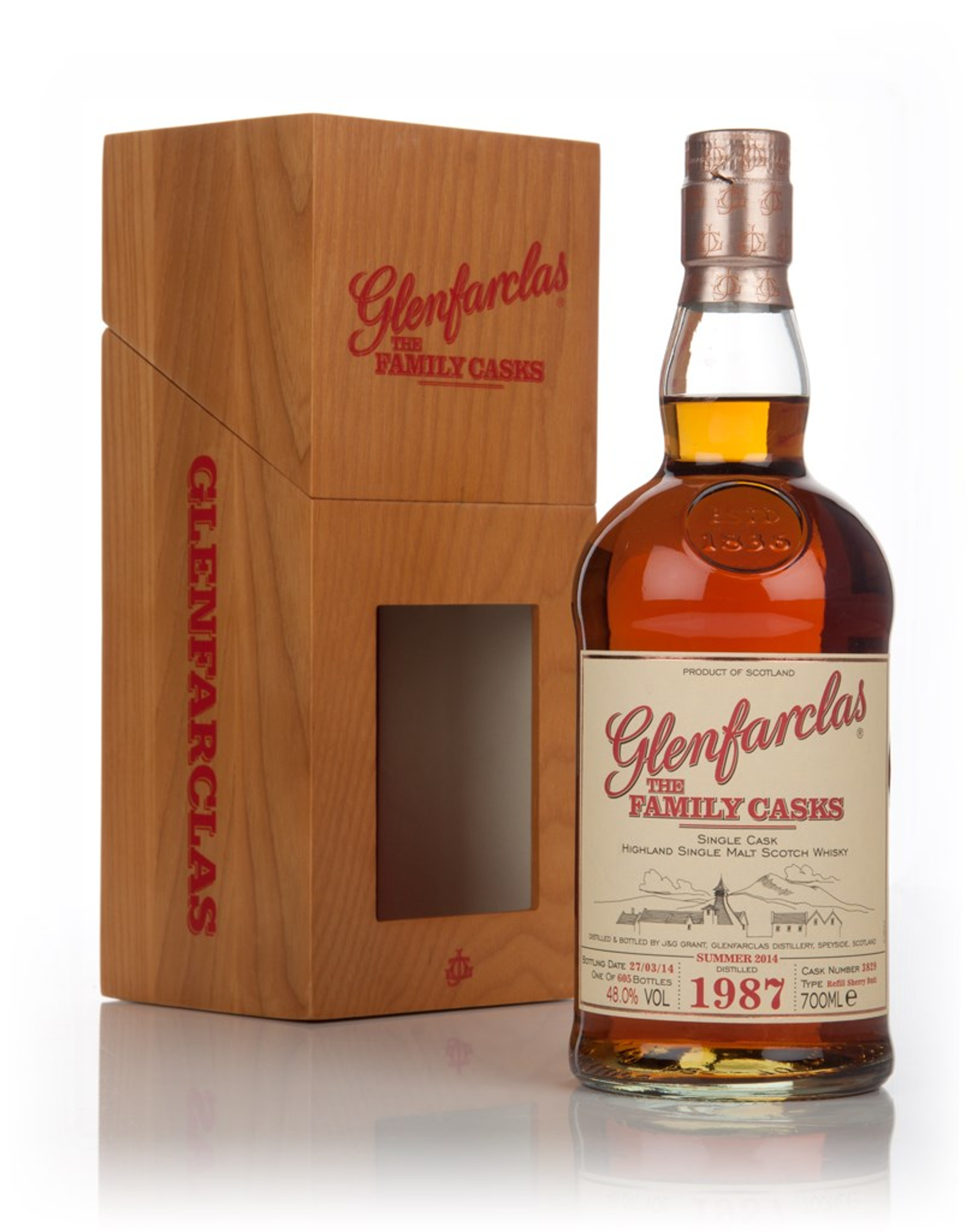 Glenfarclas 1987 (cask 3829) Family Cask Summer 2014 Release 70cl