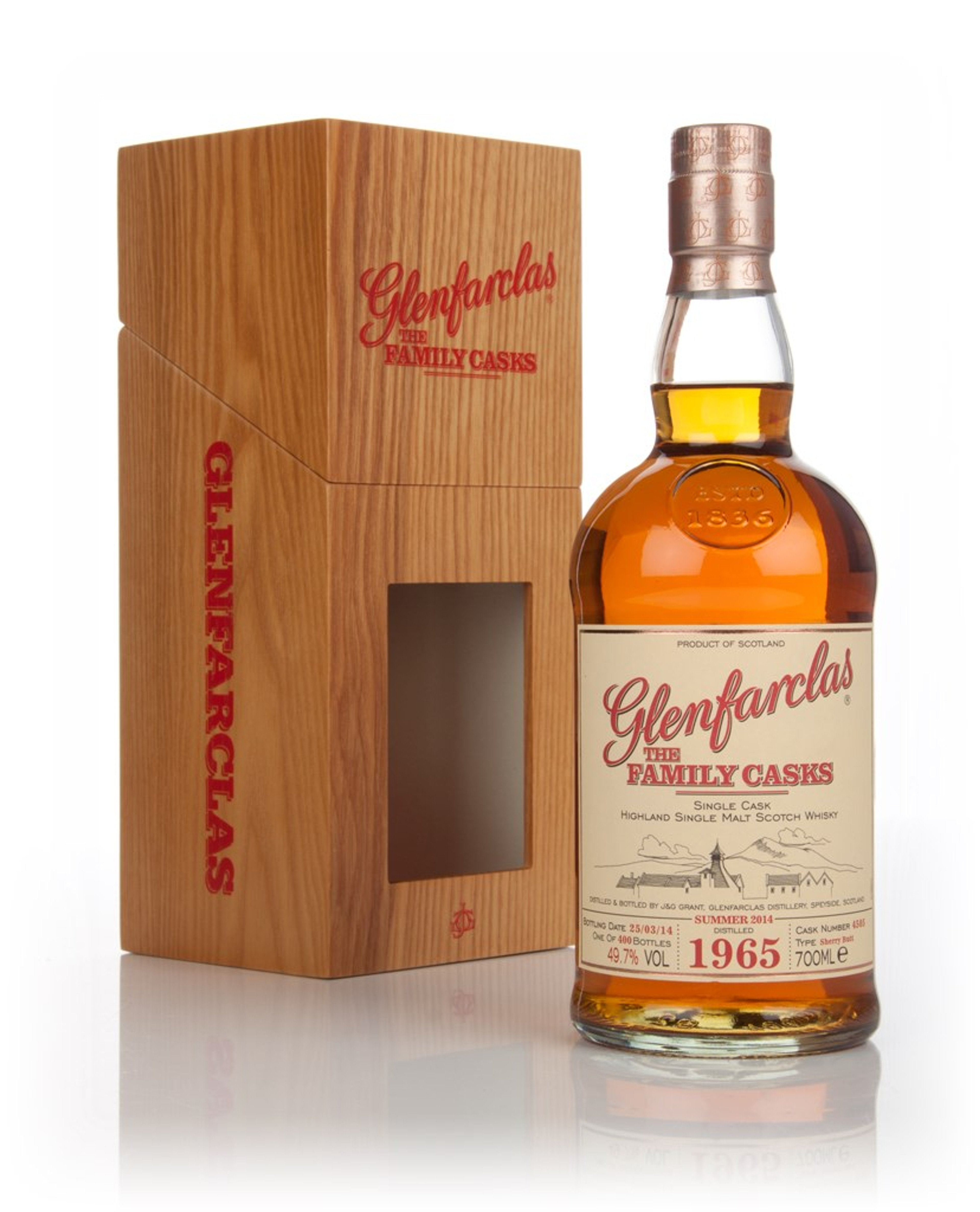 Glenfarclas 1965 (cask 4505) Family Cask Summer 2014 Release 70cl