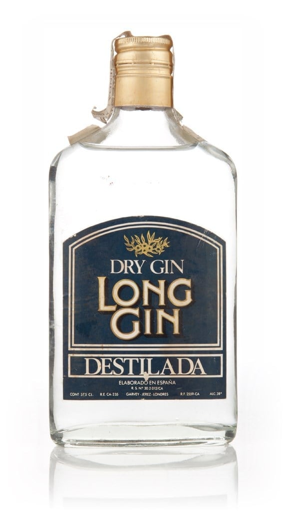 Dry Gin Long Gin - early 1980s 38cl