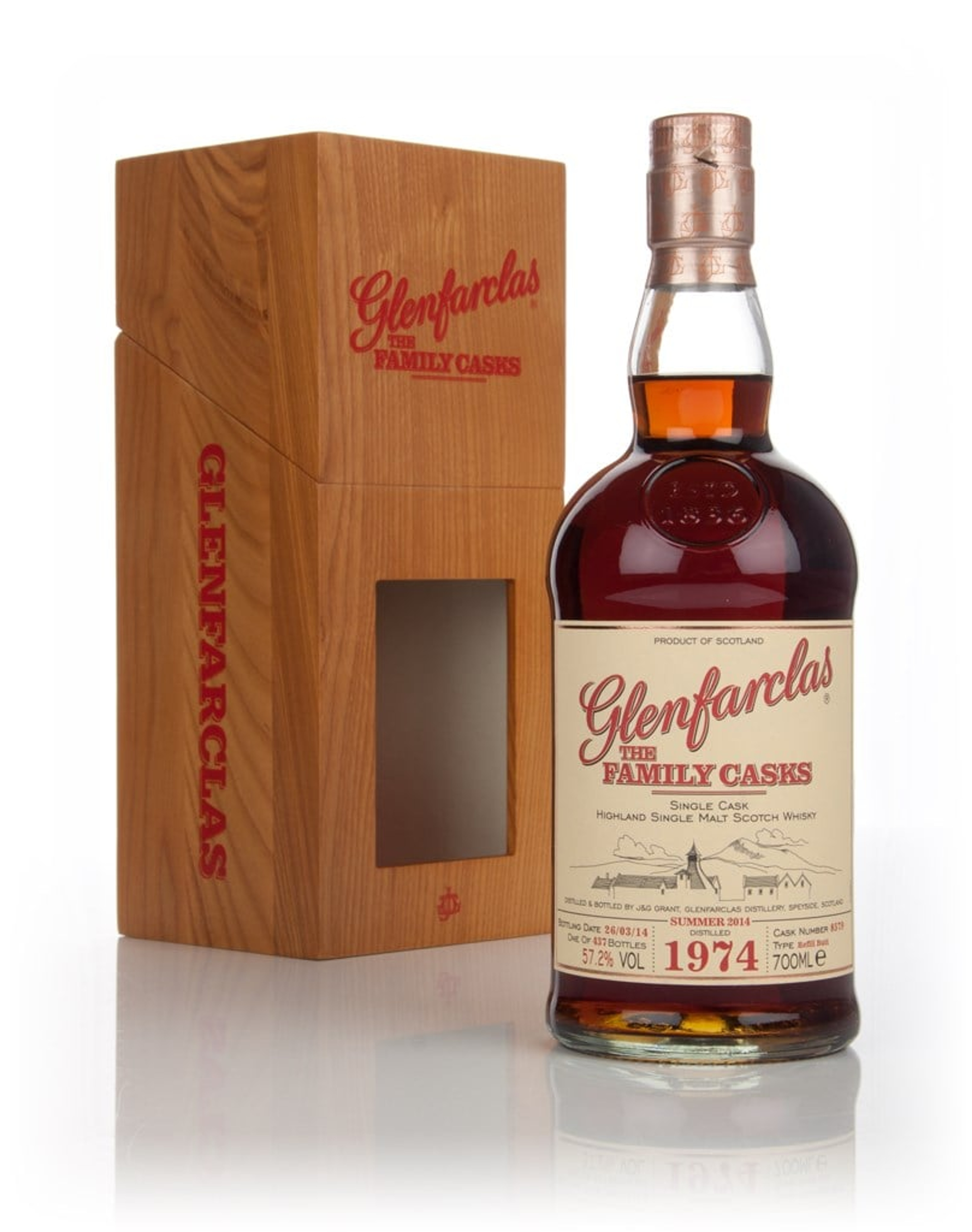 Glenfarclas 1974 (cask 8579) Family Cask Summer 2014 Release 70cl