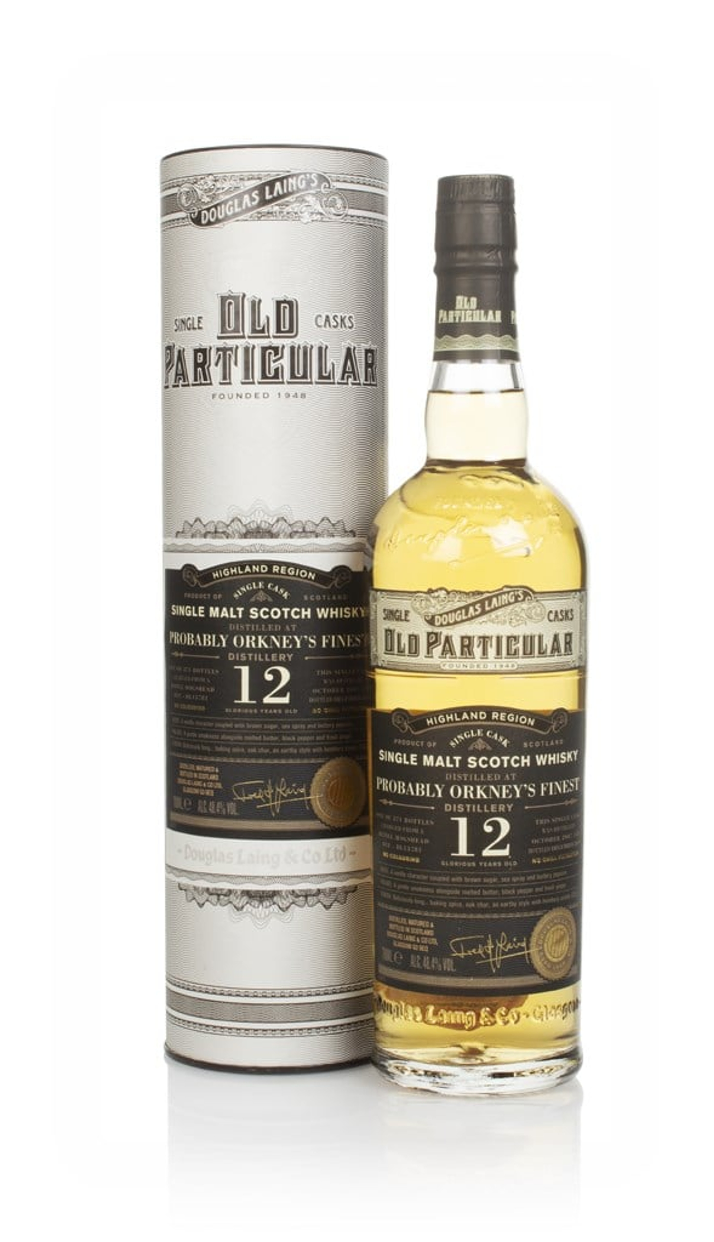 Probably Orkney's Finest Distillery 12 Year Old 2007 (cask 13781) - Old Particular (Douglas Laing) 70cl