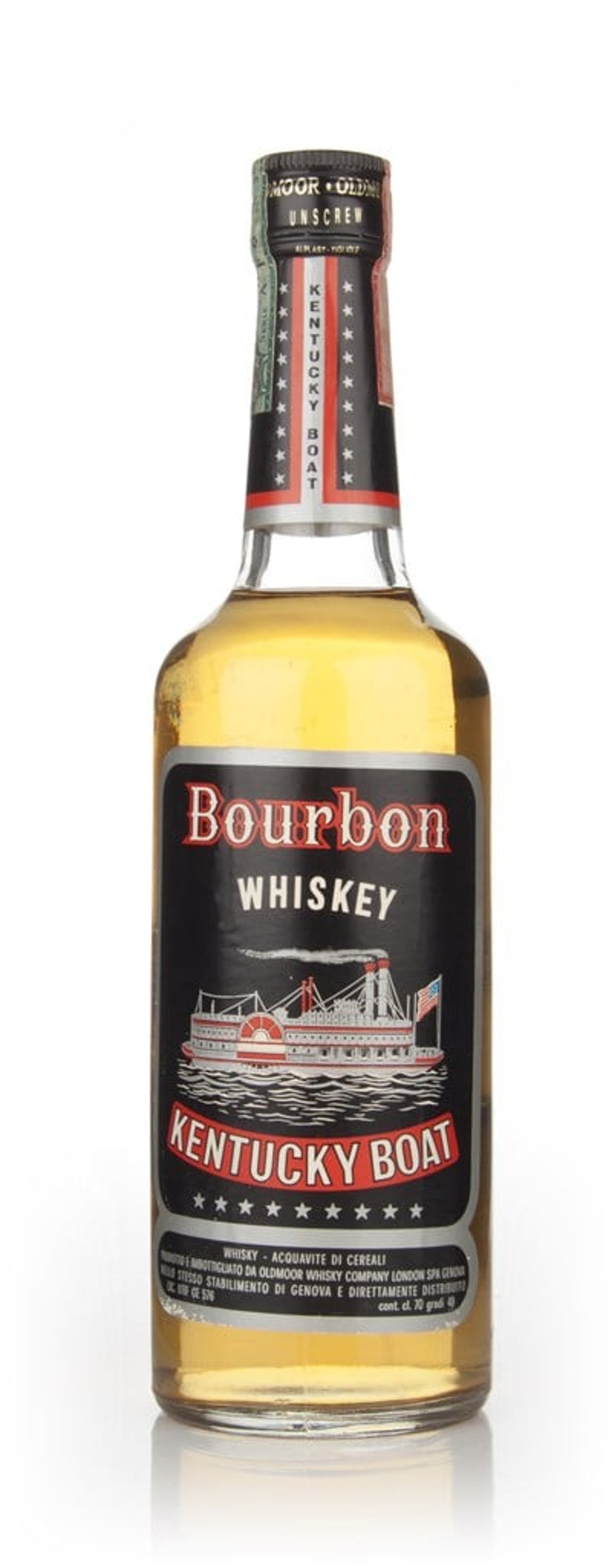 Kentucky Boat Bourbon - 1970s 70cl