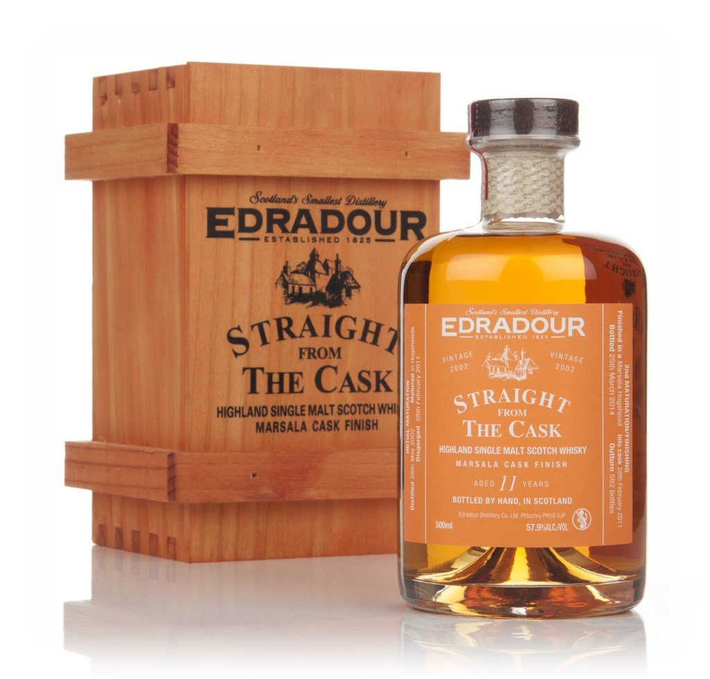 Edradour 11 Year Old 2002 Marsala Cask Finish - Straight From The Cask 57.9% 50cl
