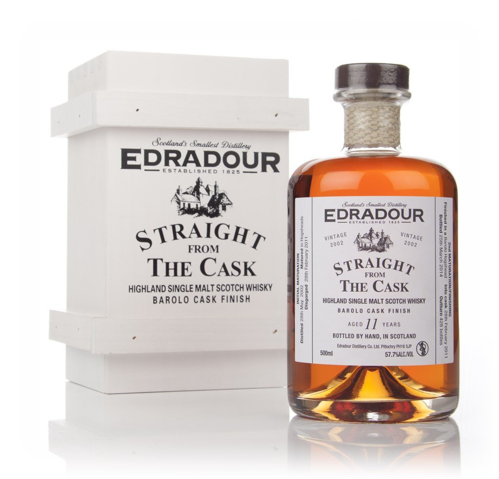 Edradour 11 Year Old 2002 Barolo Cask Finish - Straight From The Cask 57.7% 50cl