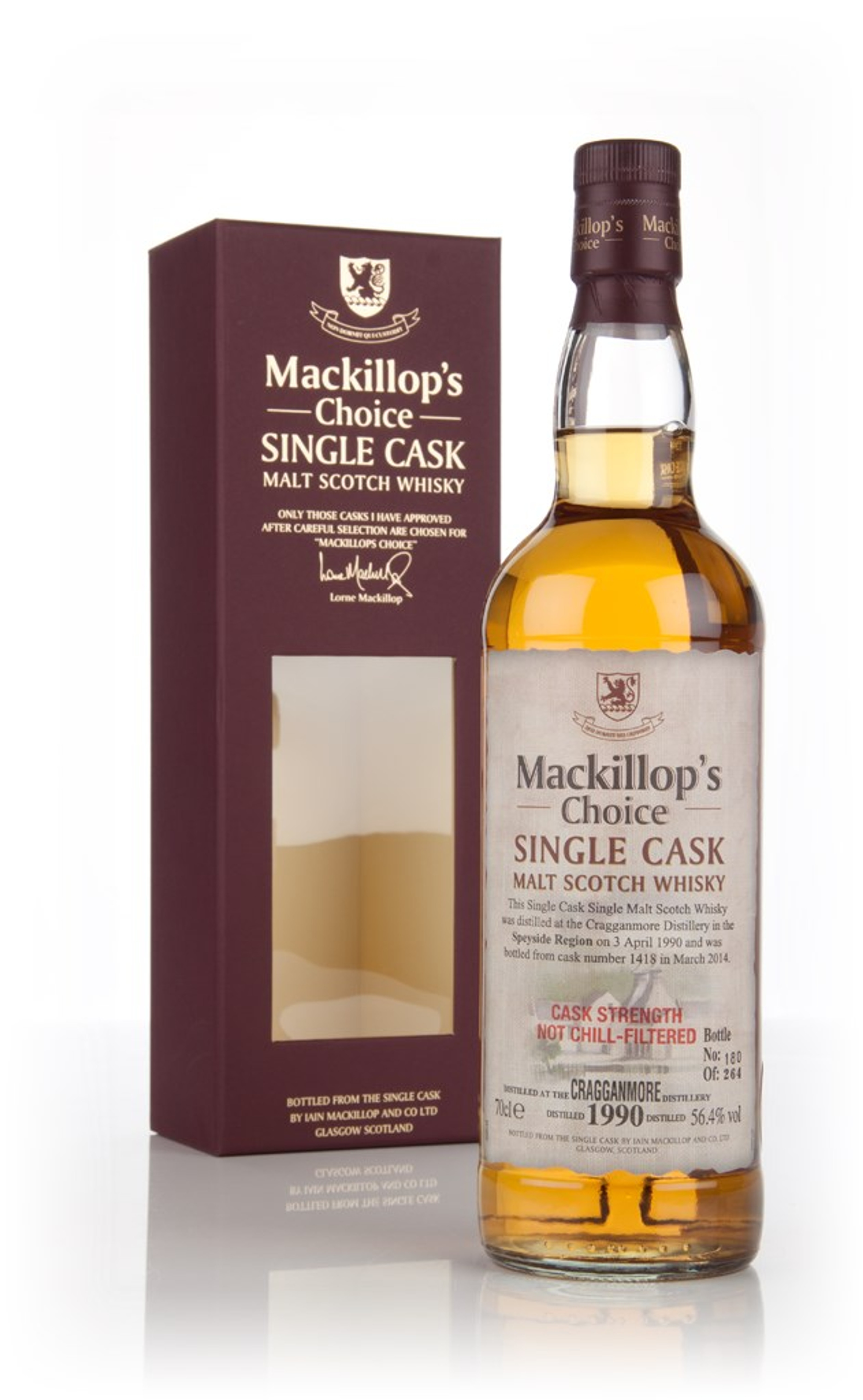 Cragganmore 23 Year Old 1990 (cask 1418) - Mackillop's Choice 70cl