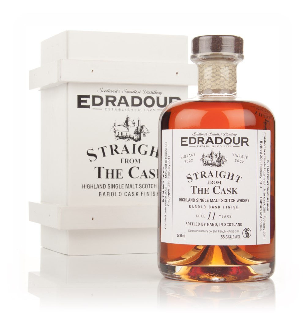 Edradour 11 Year Old 2002 Barolo Cask Finish - Straight From The Cask 50cl