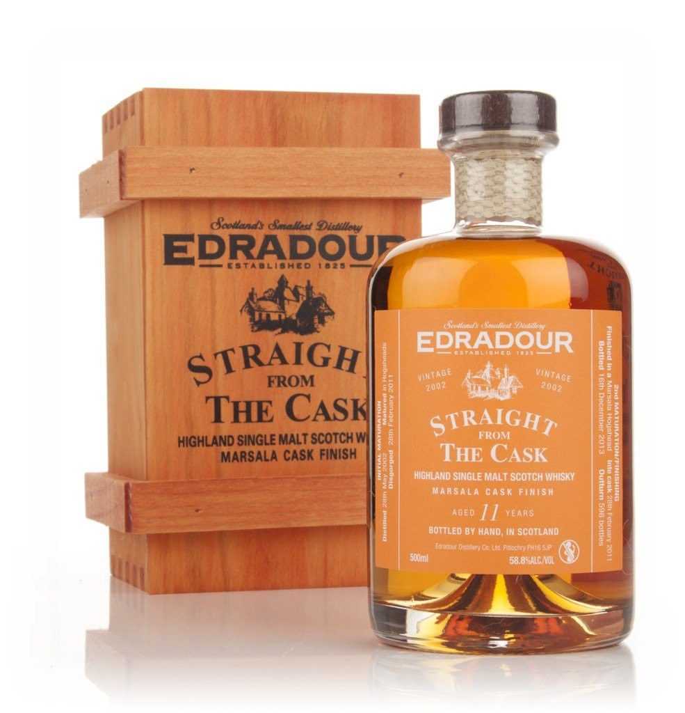Edradour 11 Year Old 2002 Marsala Cask Finish - Straight From The Cask 50cl
