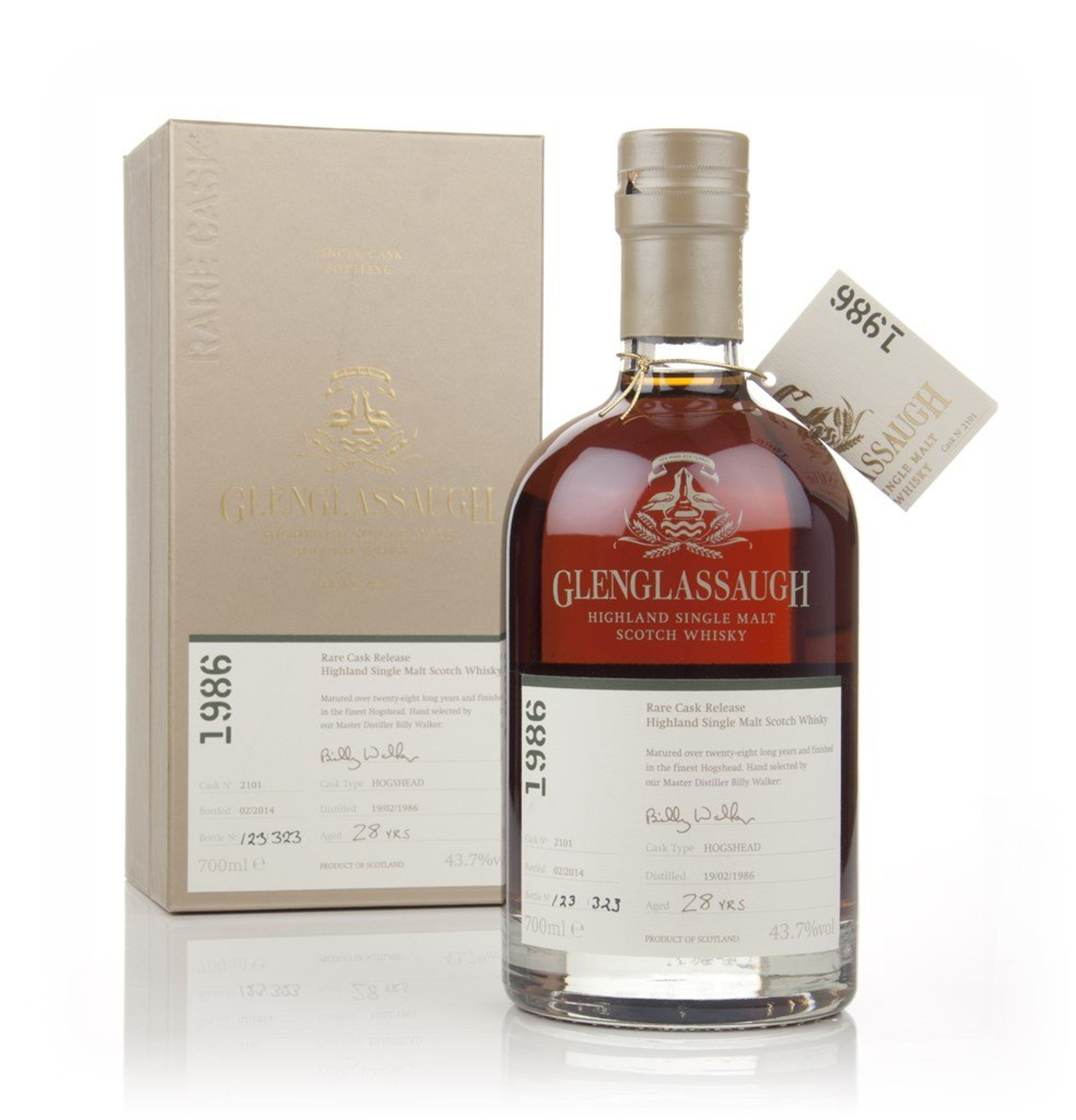 Glenglassaugh 28 Year Old 1986 (cask 2101) - Rare Cask Release Batch 1 70cl