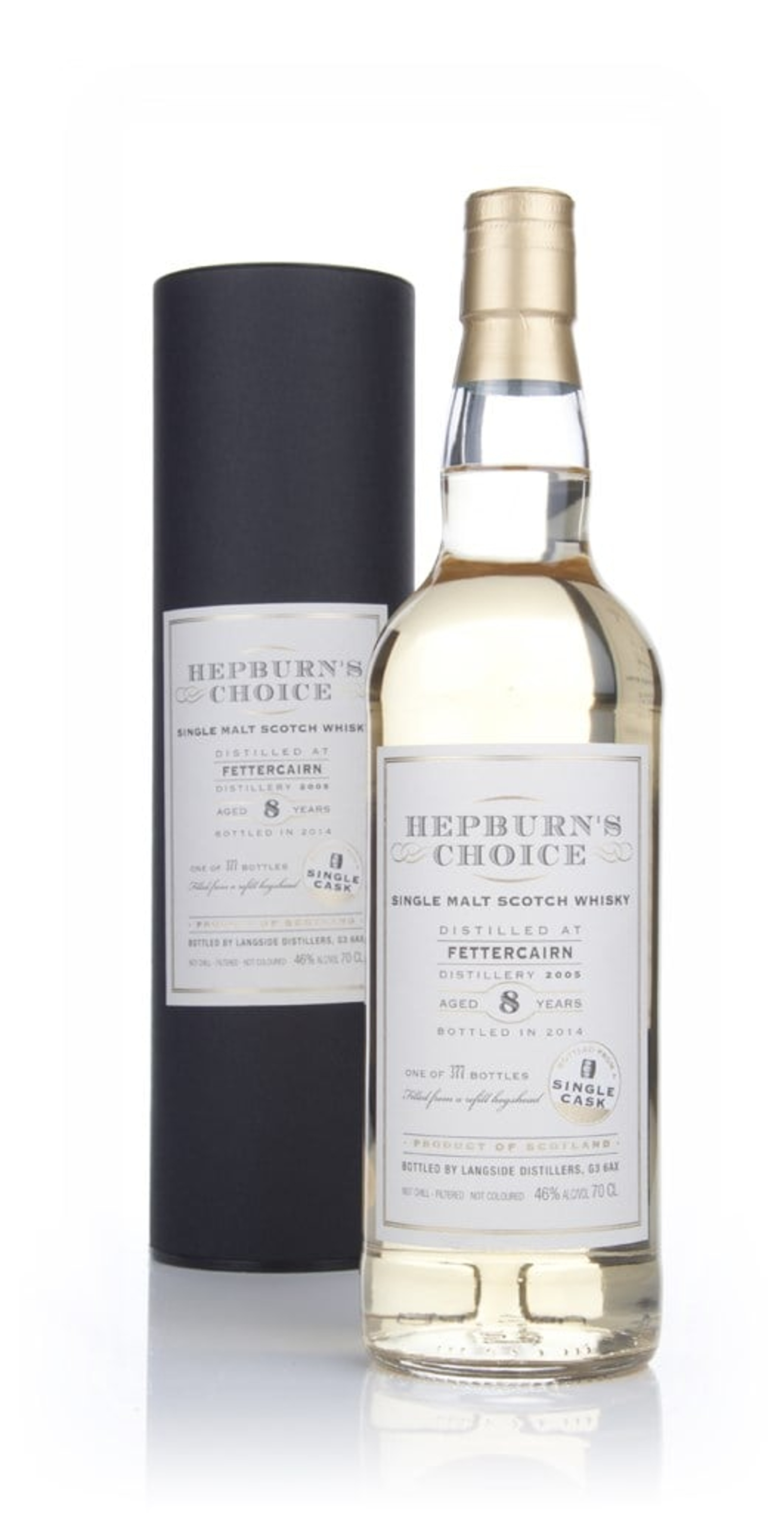 Fettercairn 8 Year Old 2005 - Hepburn's Choice (Langside) 70cl