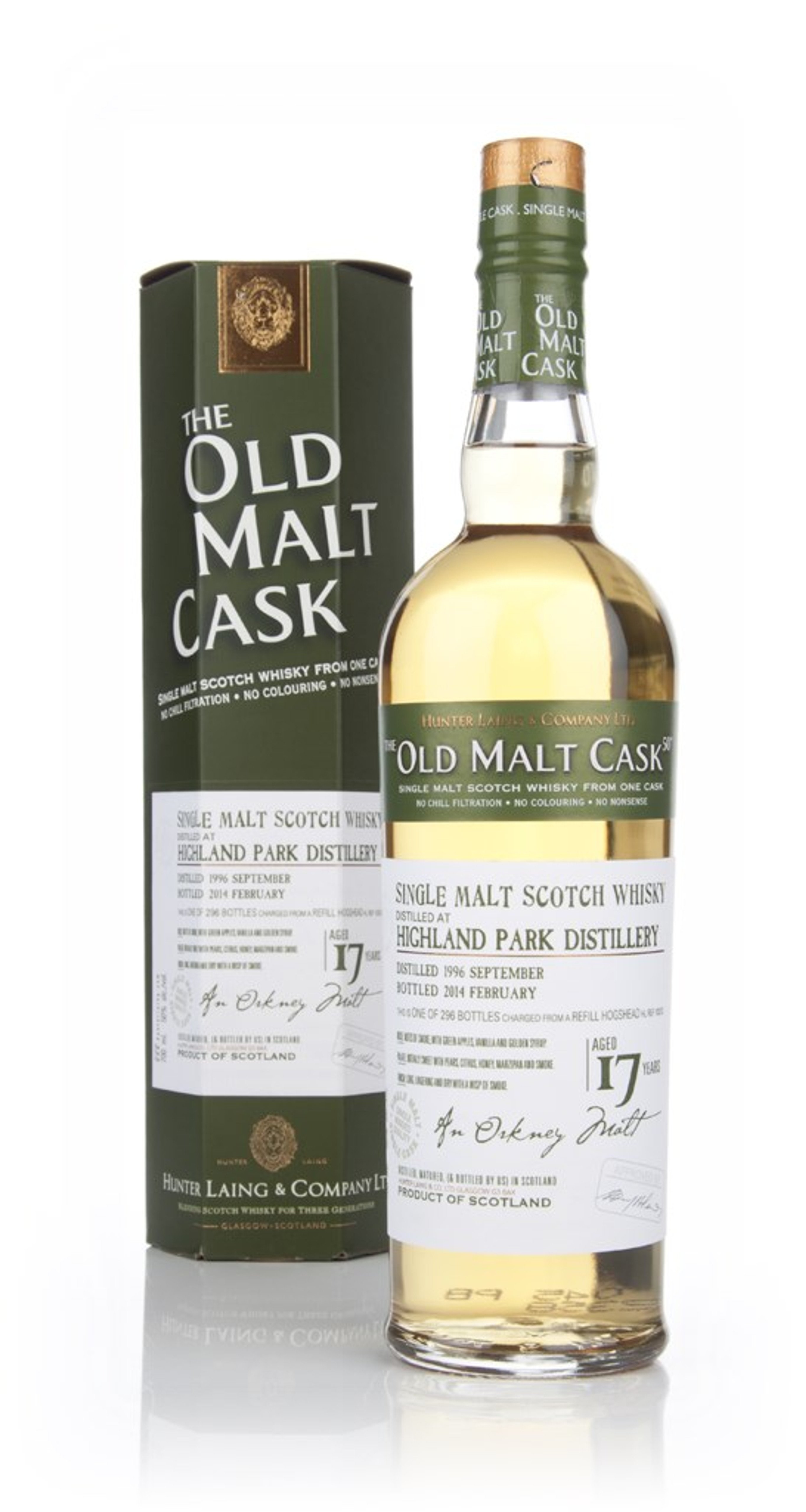 Highland Park 17 Year Old 1996 (cask 10313) - Old Malt Cask (Hunter Laing) 70cl
