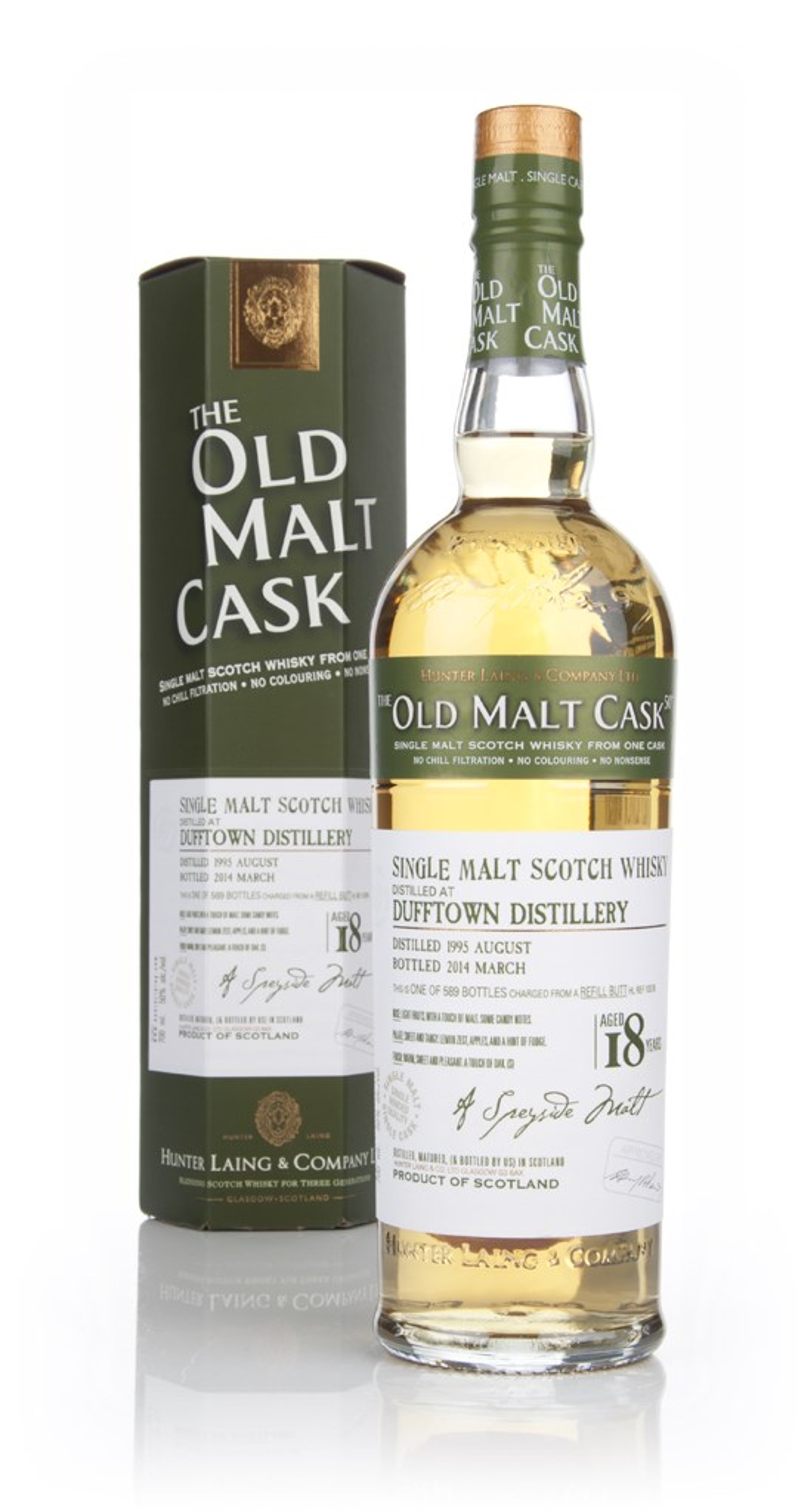 Dufftown 18 Year Old 1995 (cask 10378) - Old Malt Cask (Hunter Laing) 70cl
