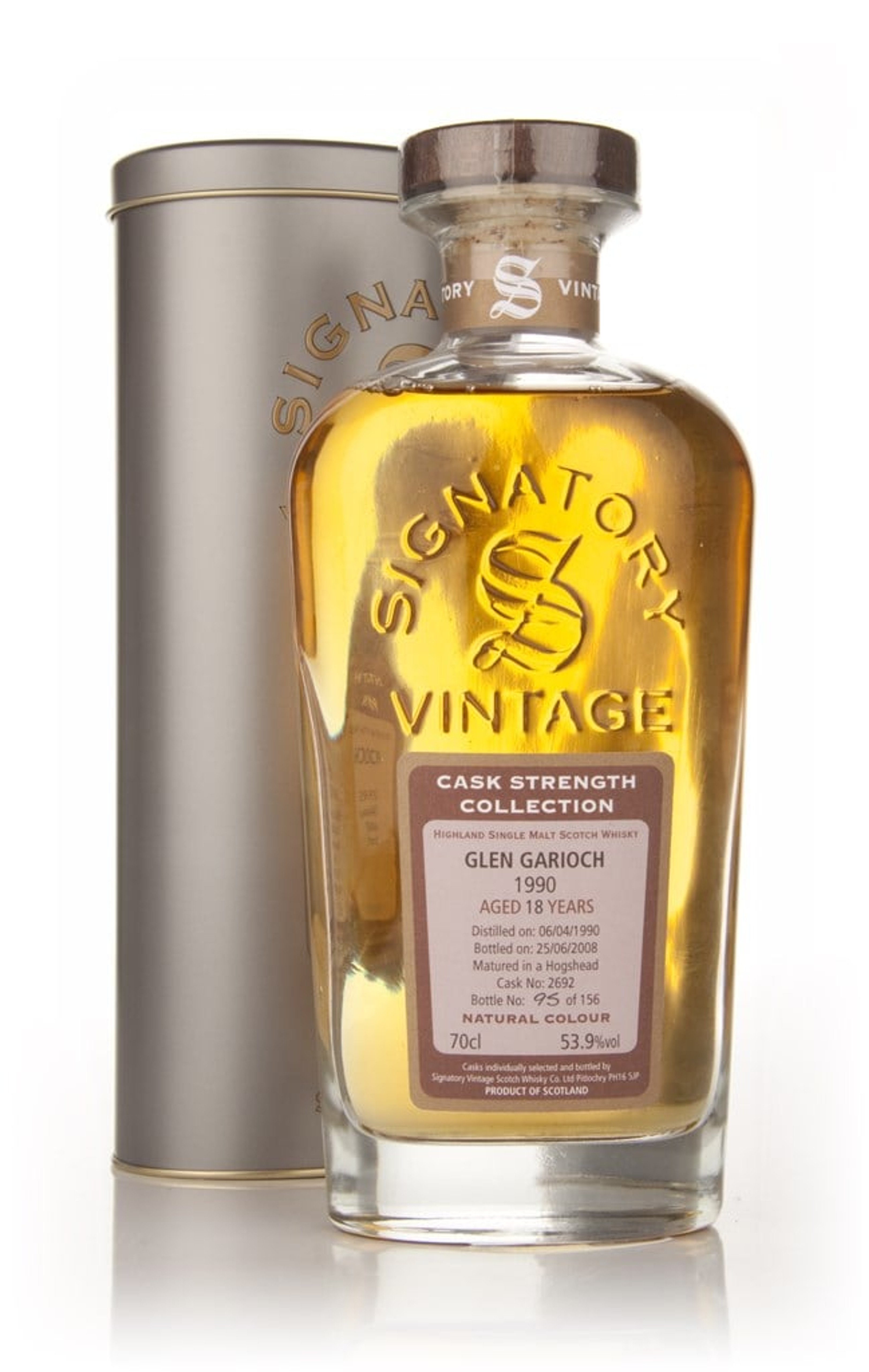 Glen Garioch 18 Year Old 1990 - Cask Strength Collection (Signatory)  70cl