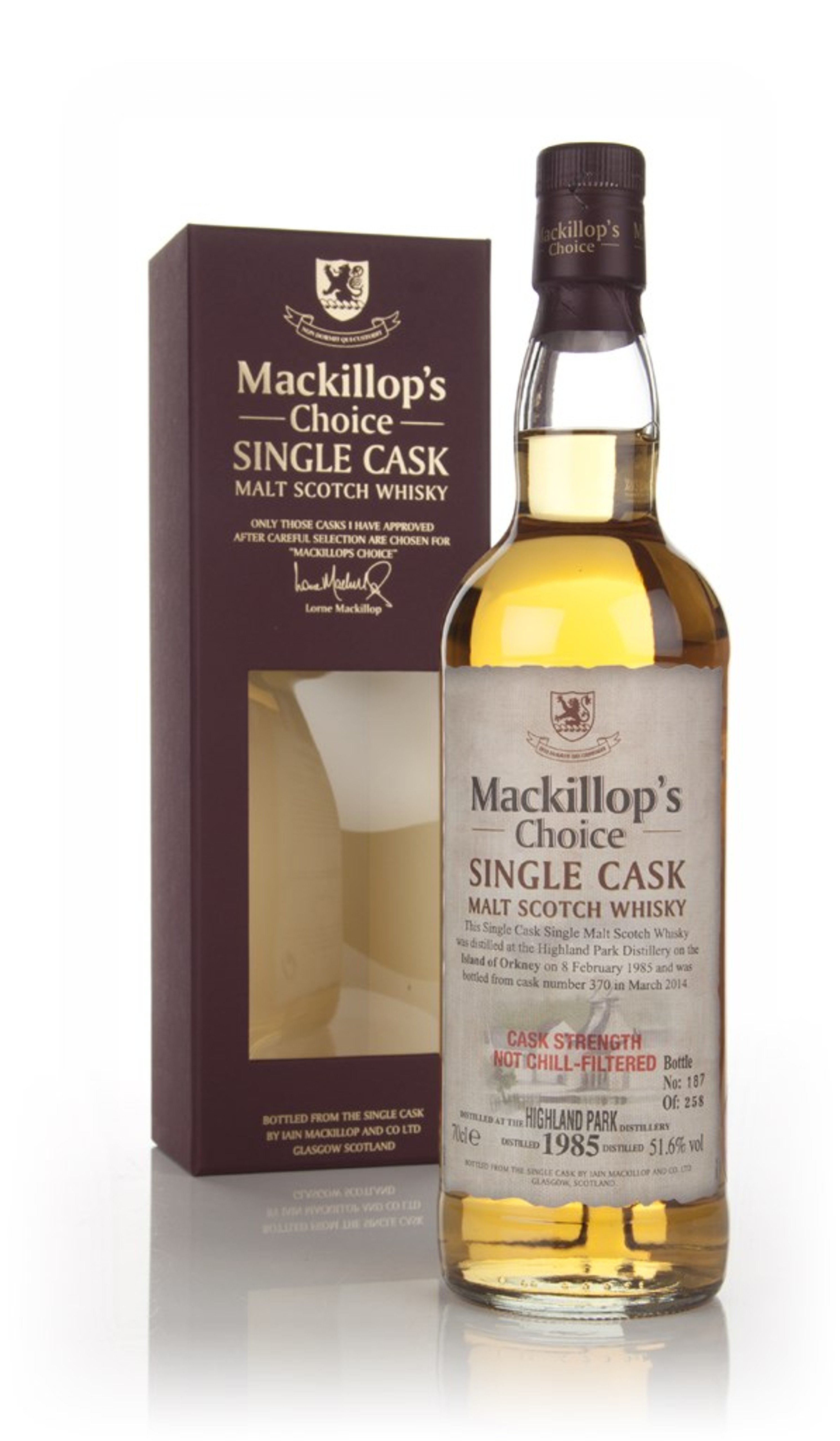 Highland Park 29 Year Old 1985 (cask 370) - Mackillop's Choice 70cl