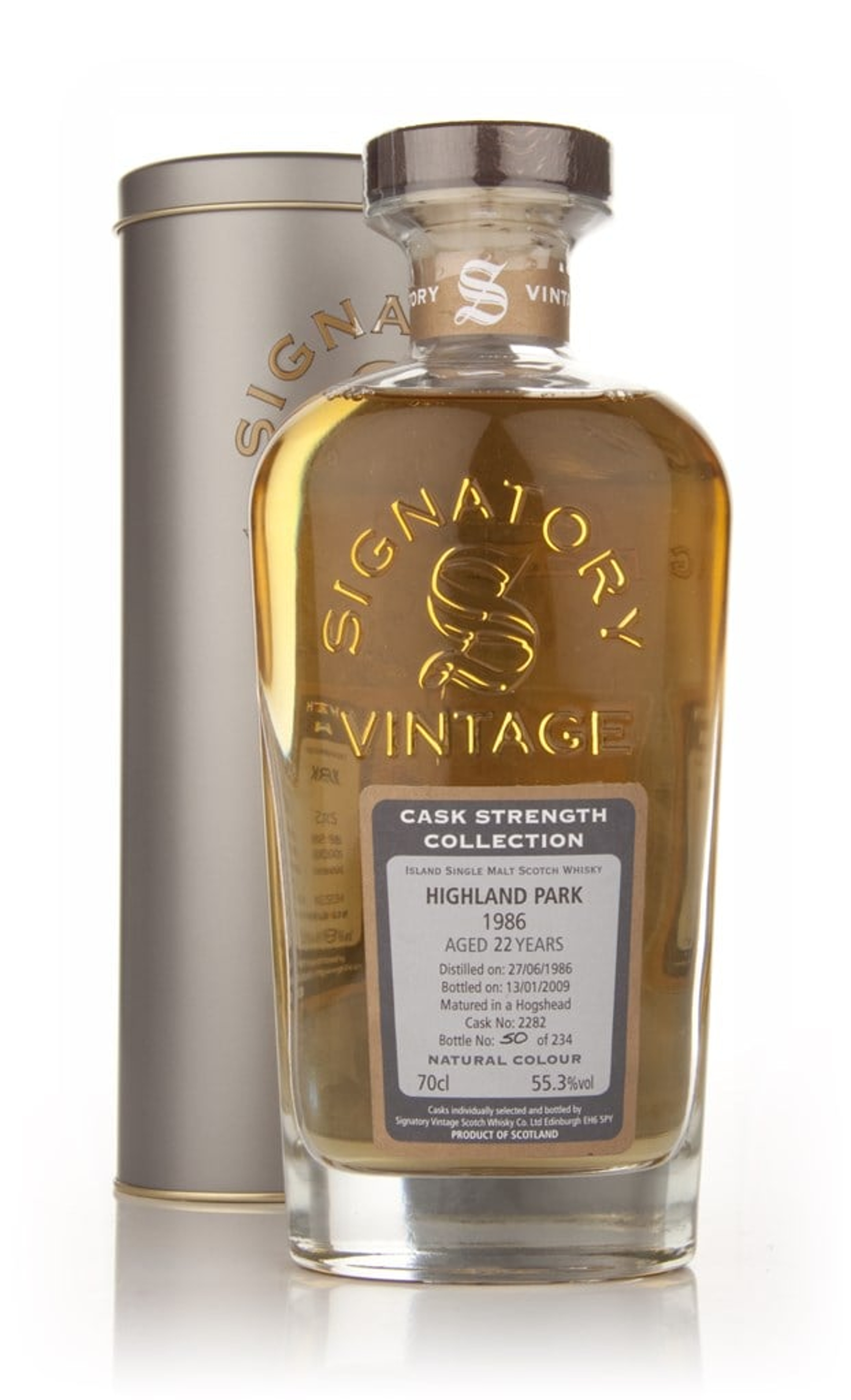 Highland Park 22 Year Old 1986 - Cask Strength Collection (Signatory) 70cl
