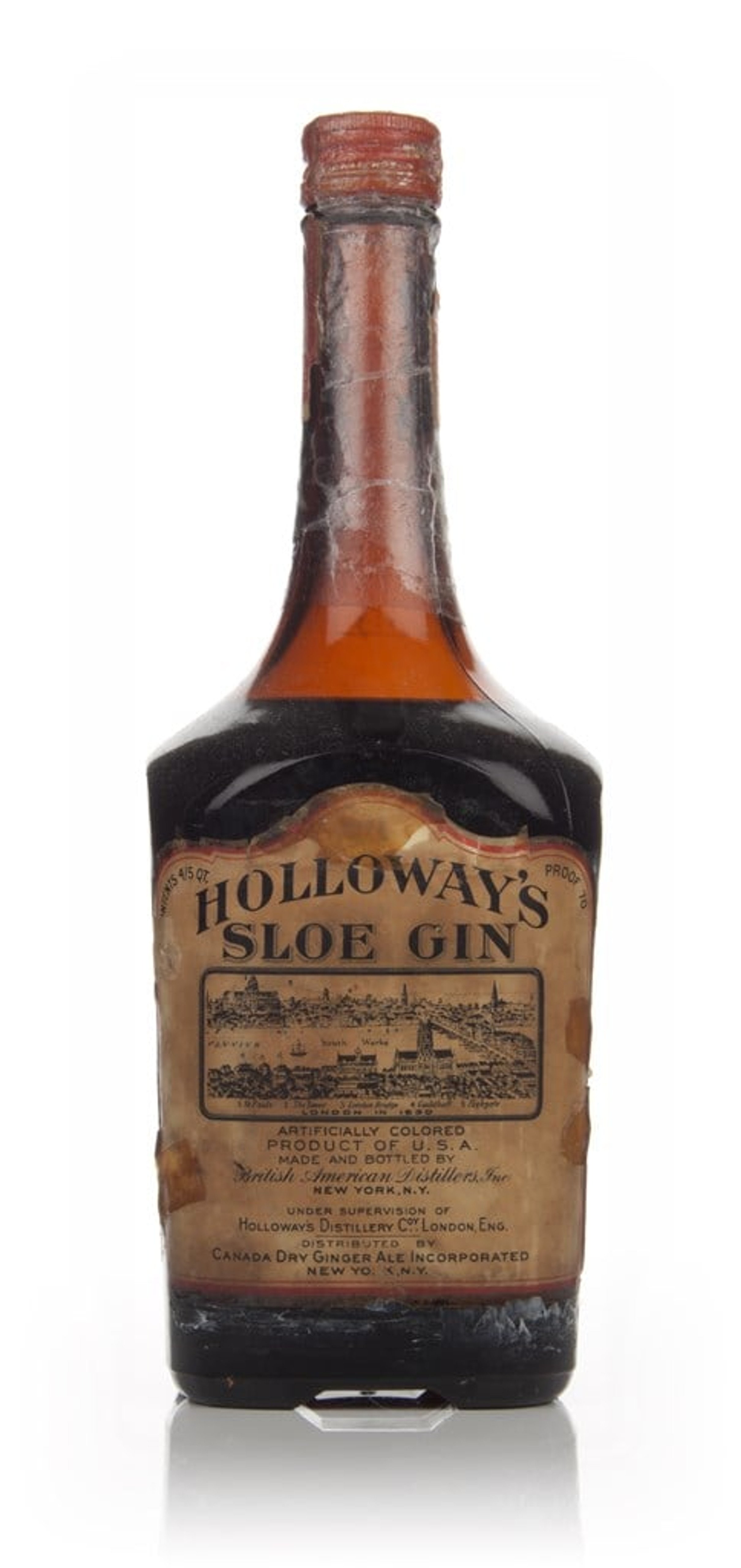 Holloway’s Sloe Gin - 1950s 76cl