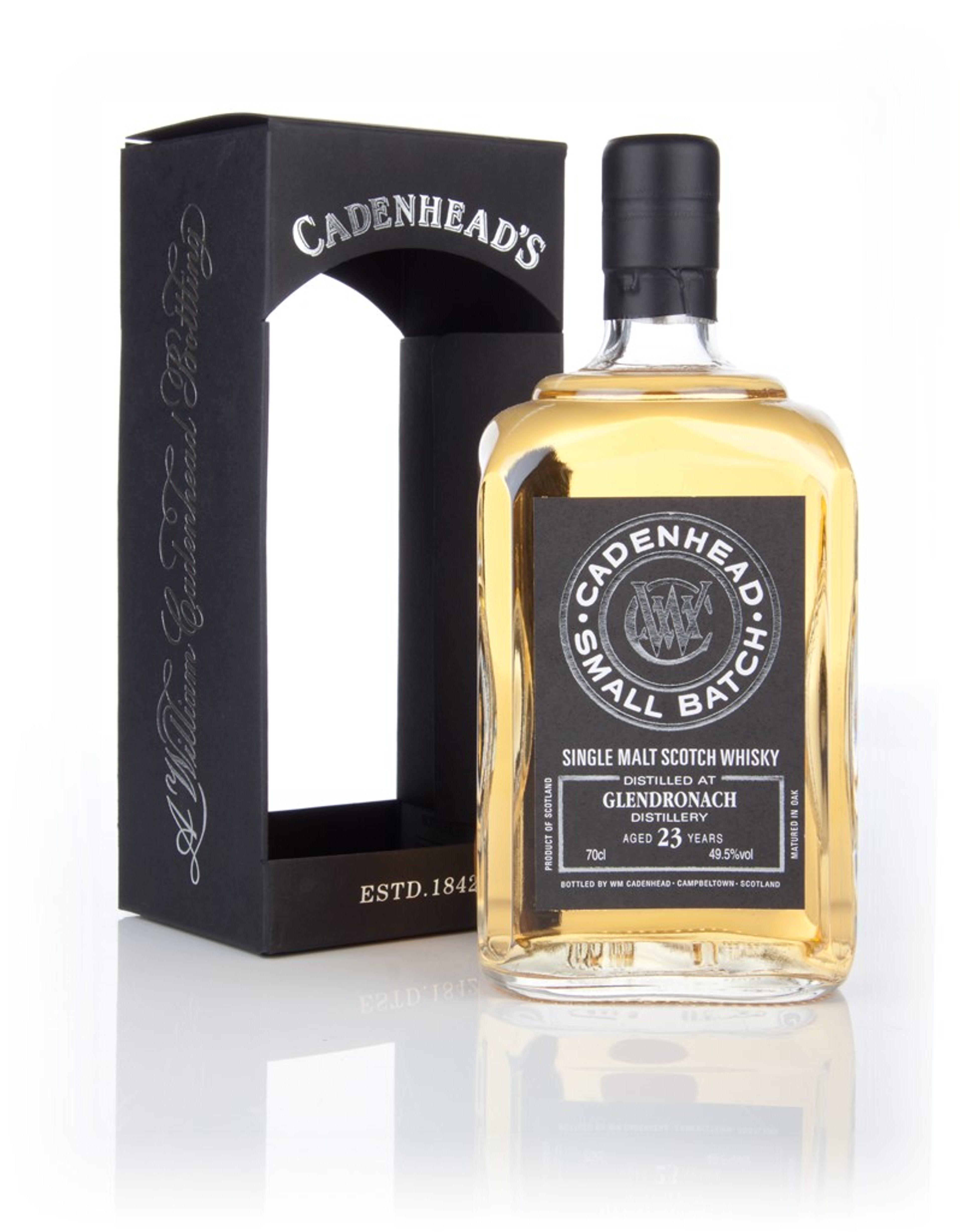 GlenDronach 23 Year Old 1990 - Small Batch (WM Cadenhead) 70cl