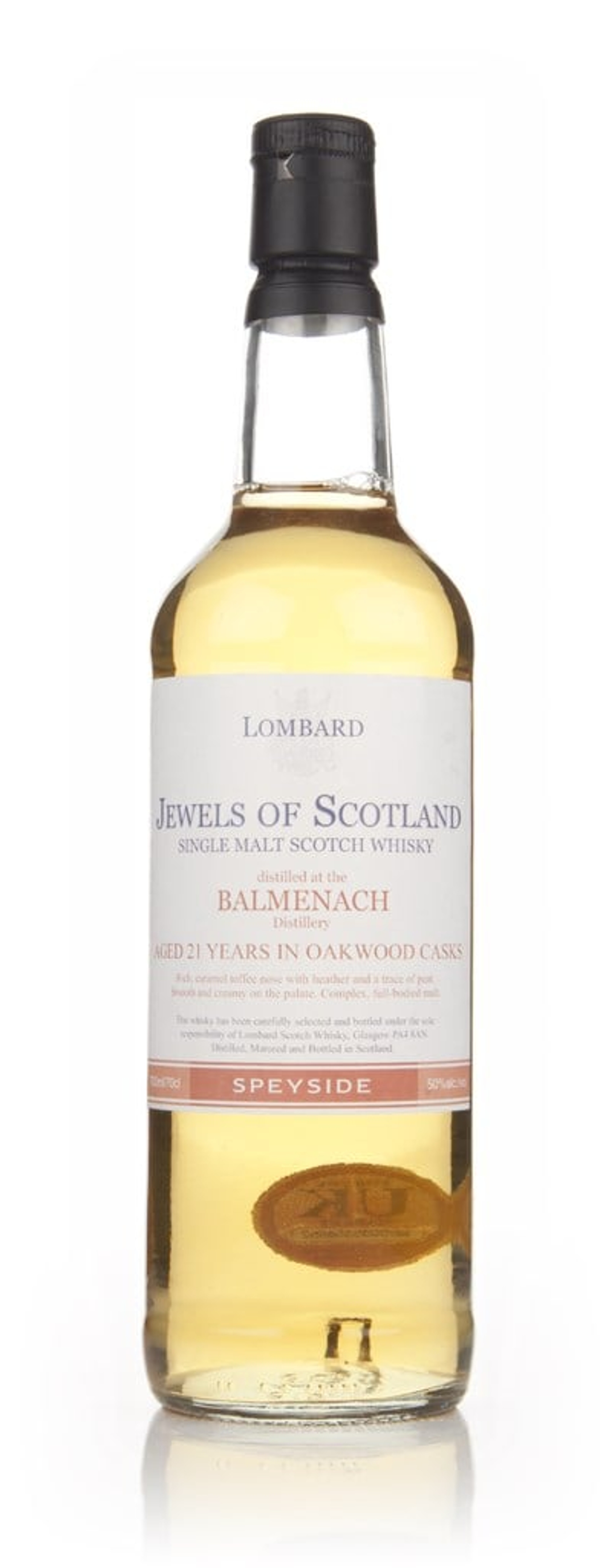 Balmenach 21 Year Old - Jewels of Scotland (Lombard) 70cl