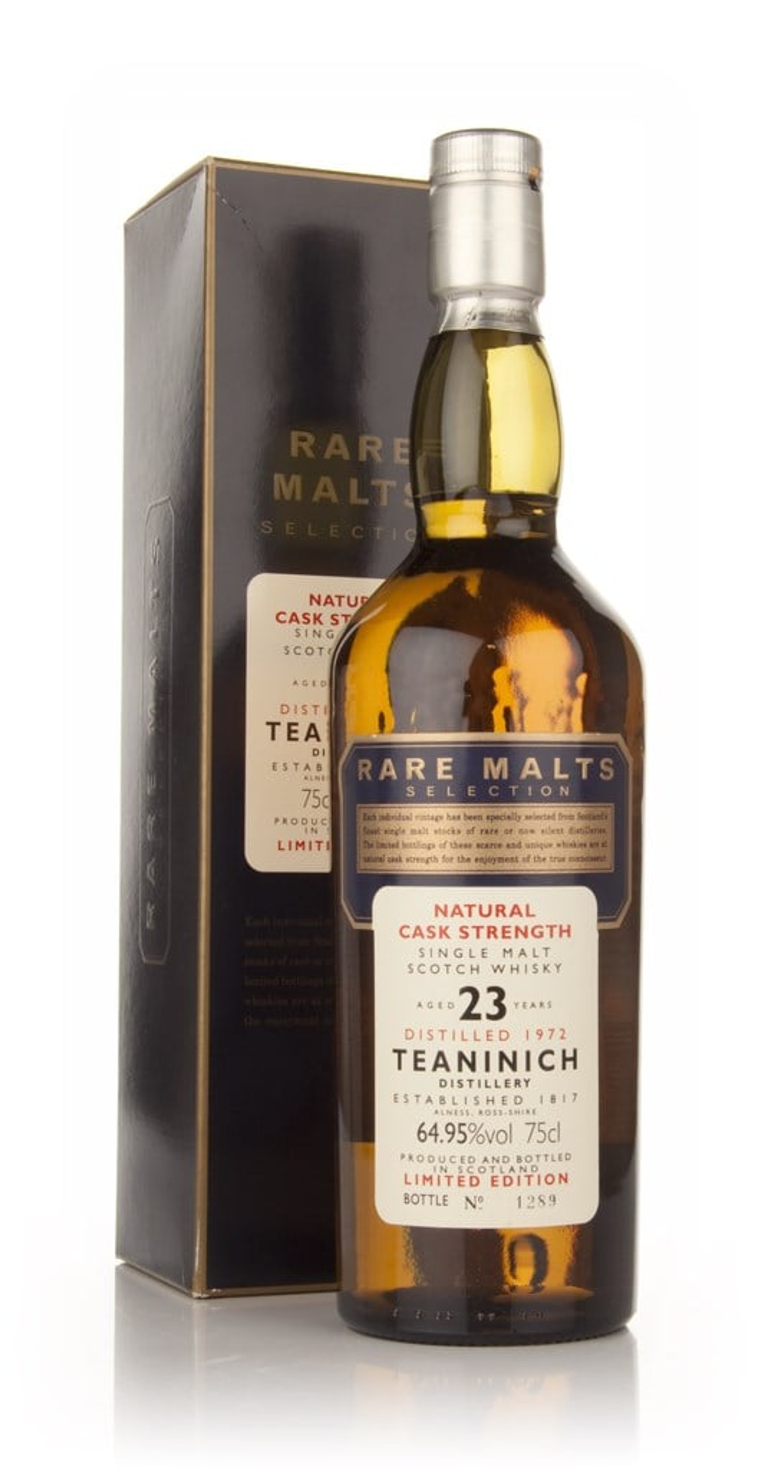 Teaninich 23 Year Old 1972 - Rare Malts 75cl