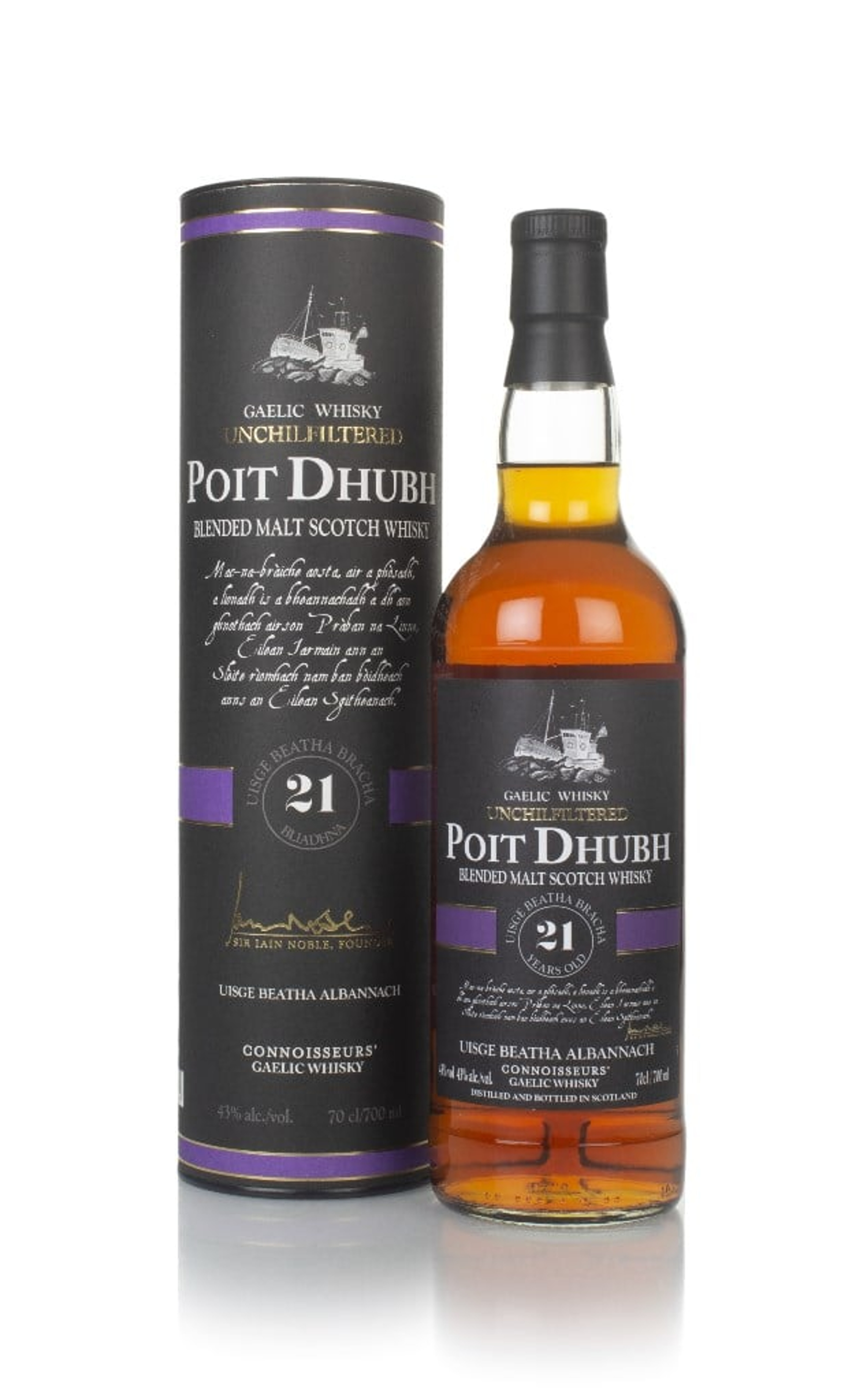 Poit Dhubh 21 Year Old 70cl
