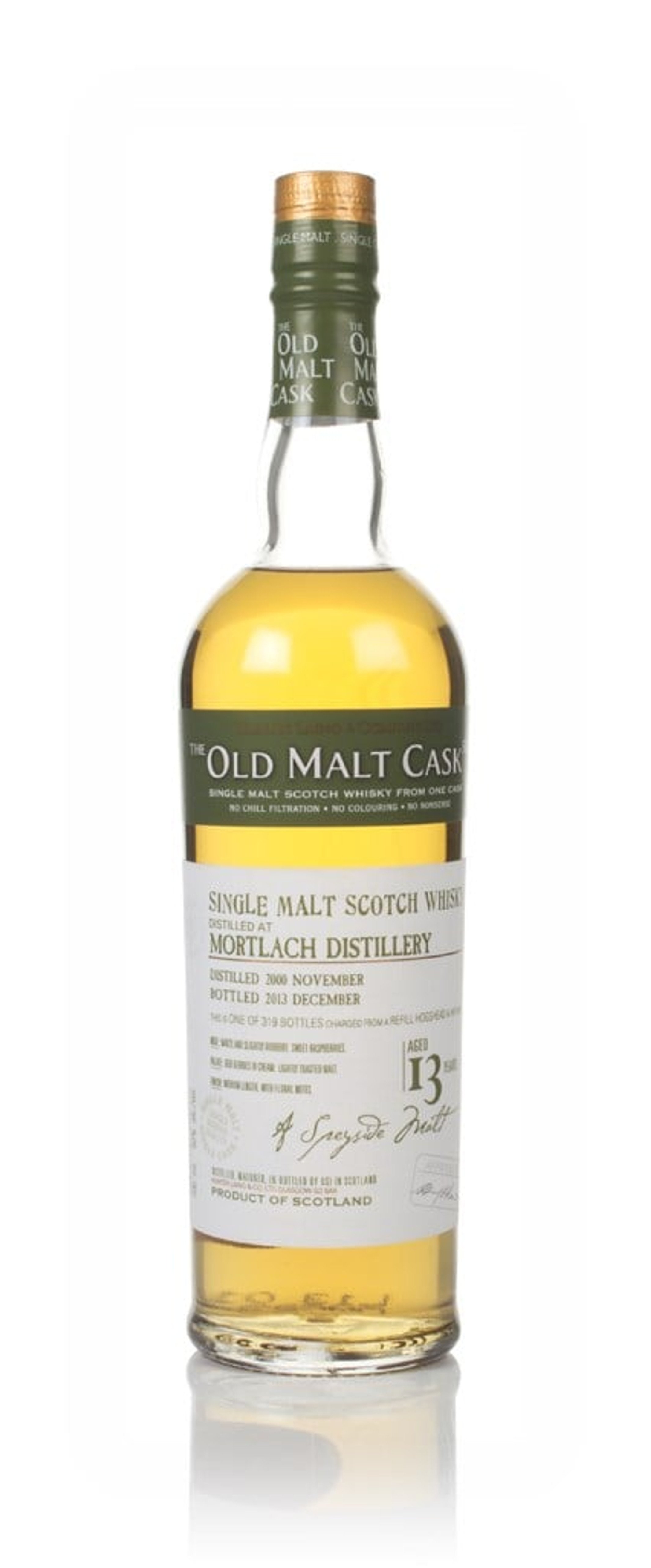 Mortlach 13 Year Old 2000 (cask 10200) - Old Malt Cask (Hunter Laing) 70cl