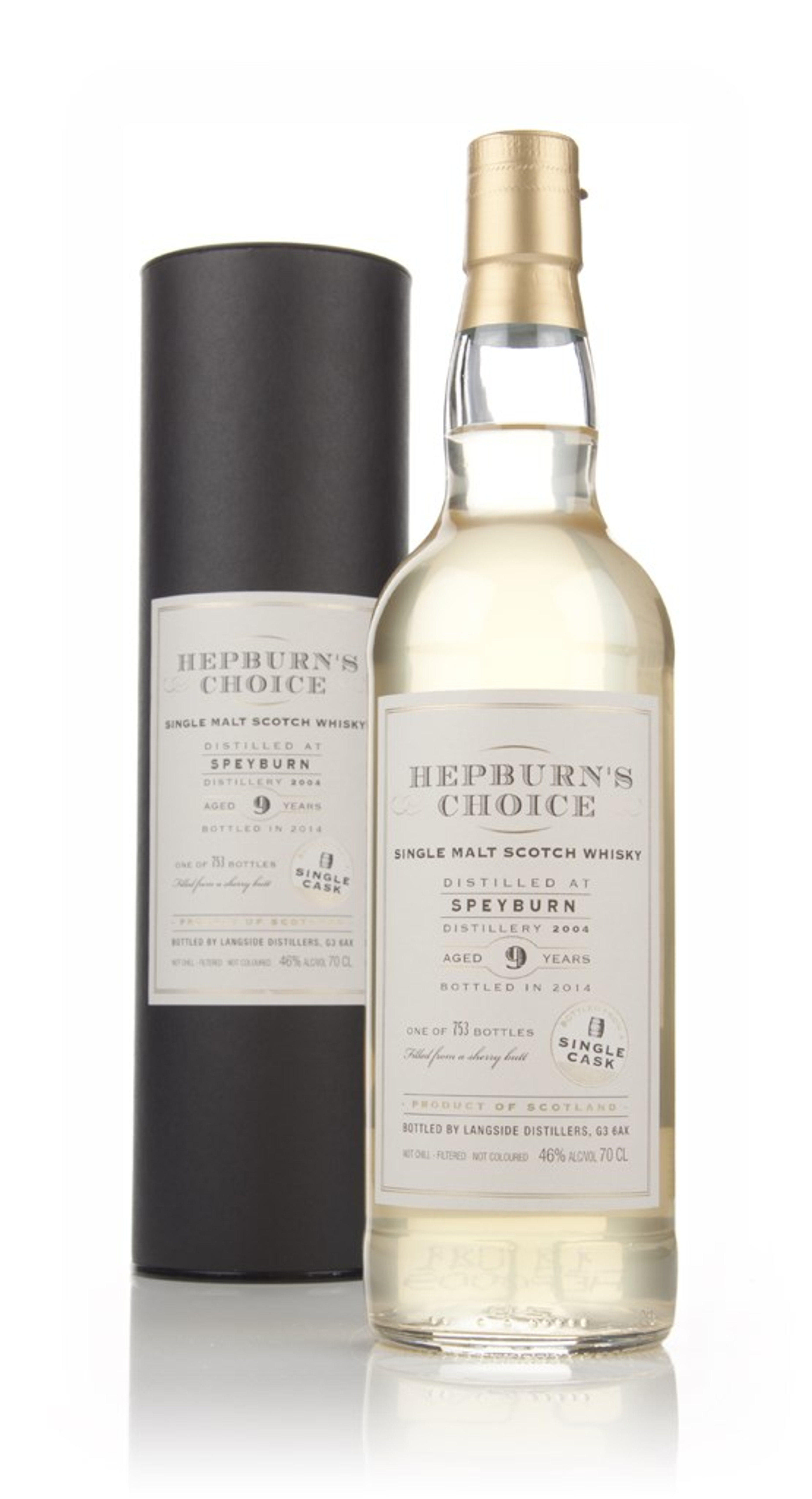 Speyburn 9 Year Old 2004 - Hepburn's Choice (Langside) 70cl