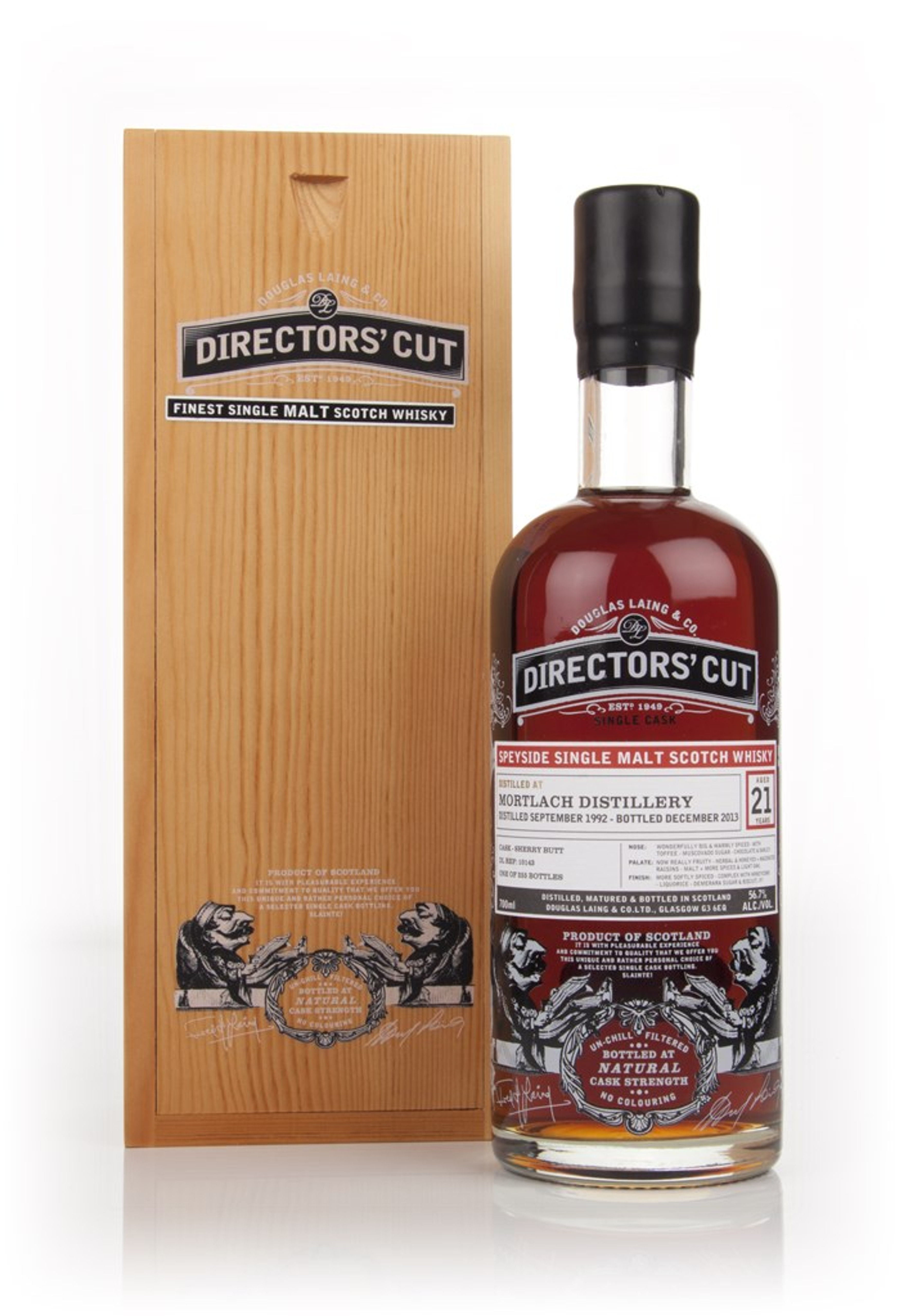 Mortlach 21 Year Old 1992 (cask 10143) - Directors' Cut (Douglas Laing) 70cl
