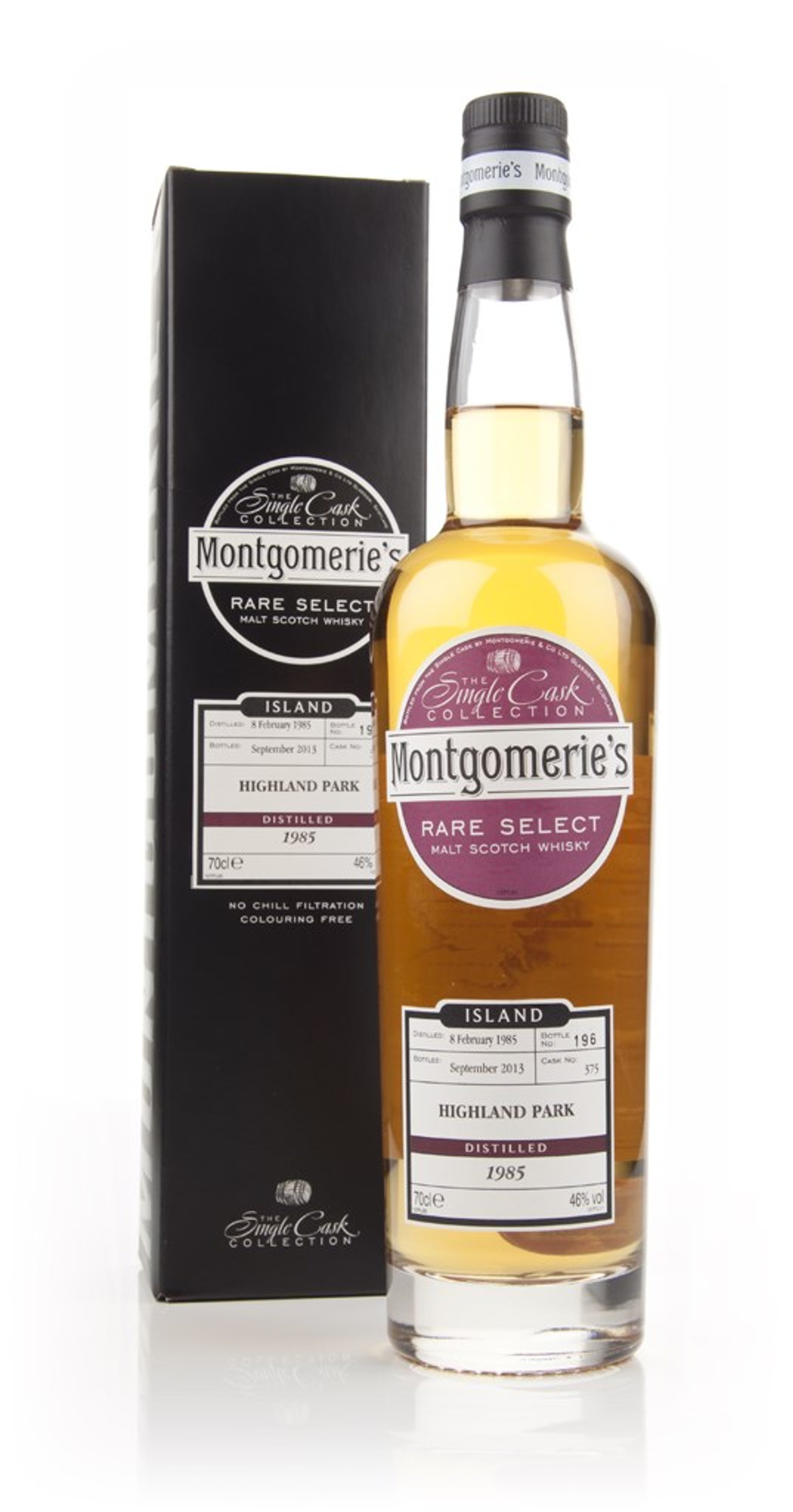 Highland Park 28 Year Old 1985  (cask 375) - Rare Select (Montgomerie's) 70cl