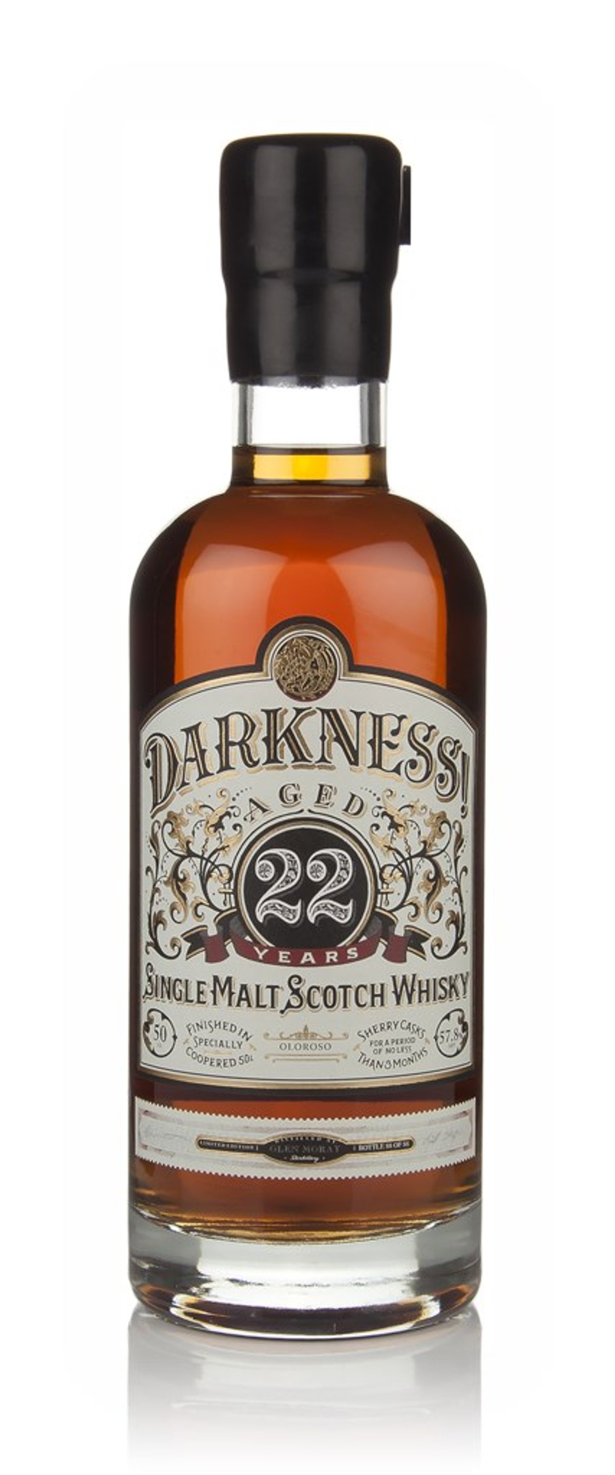 Darkness! Glen Moray 22 Year Old Oloroso Cask Finish 50cl