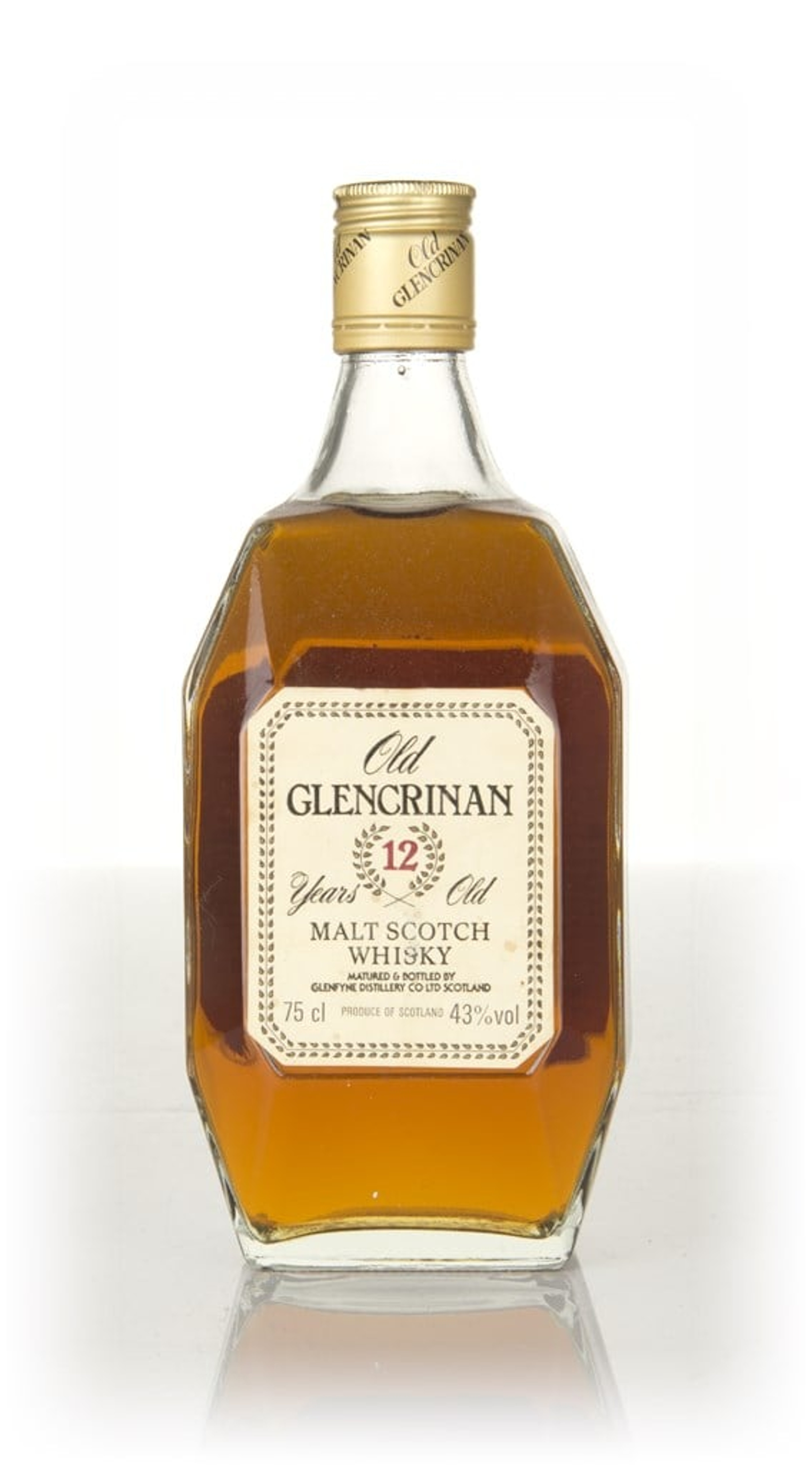 Old Glencrinan 12 Year Old - 1970s 75cl