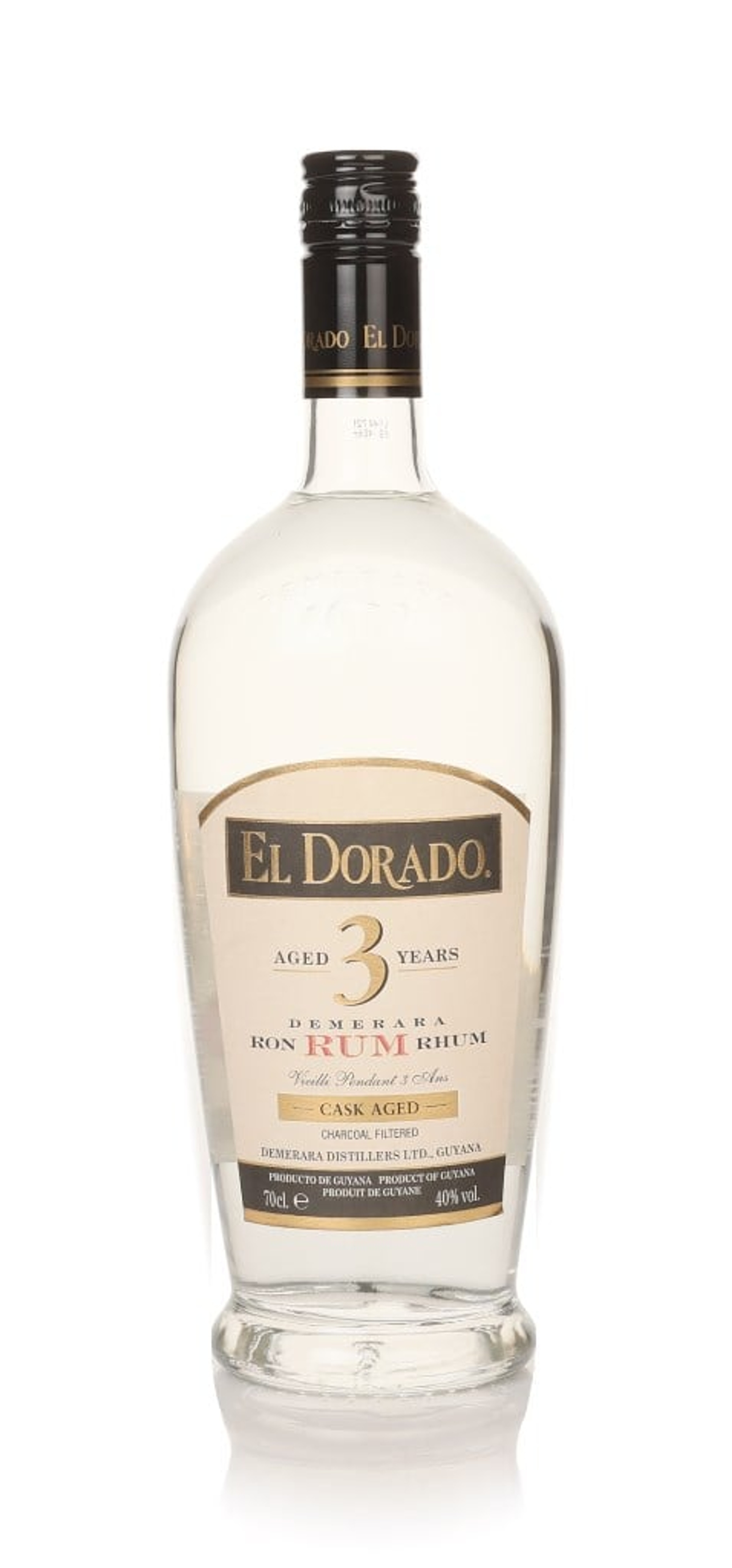 El Dorado 3 Year Old White Rum 70cl