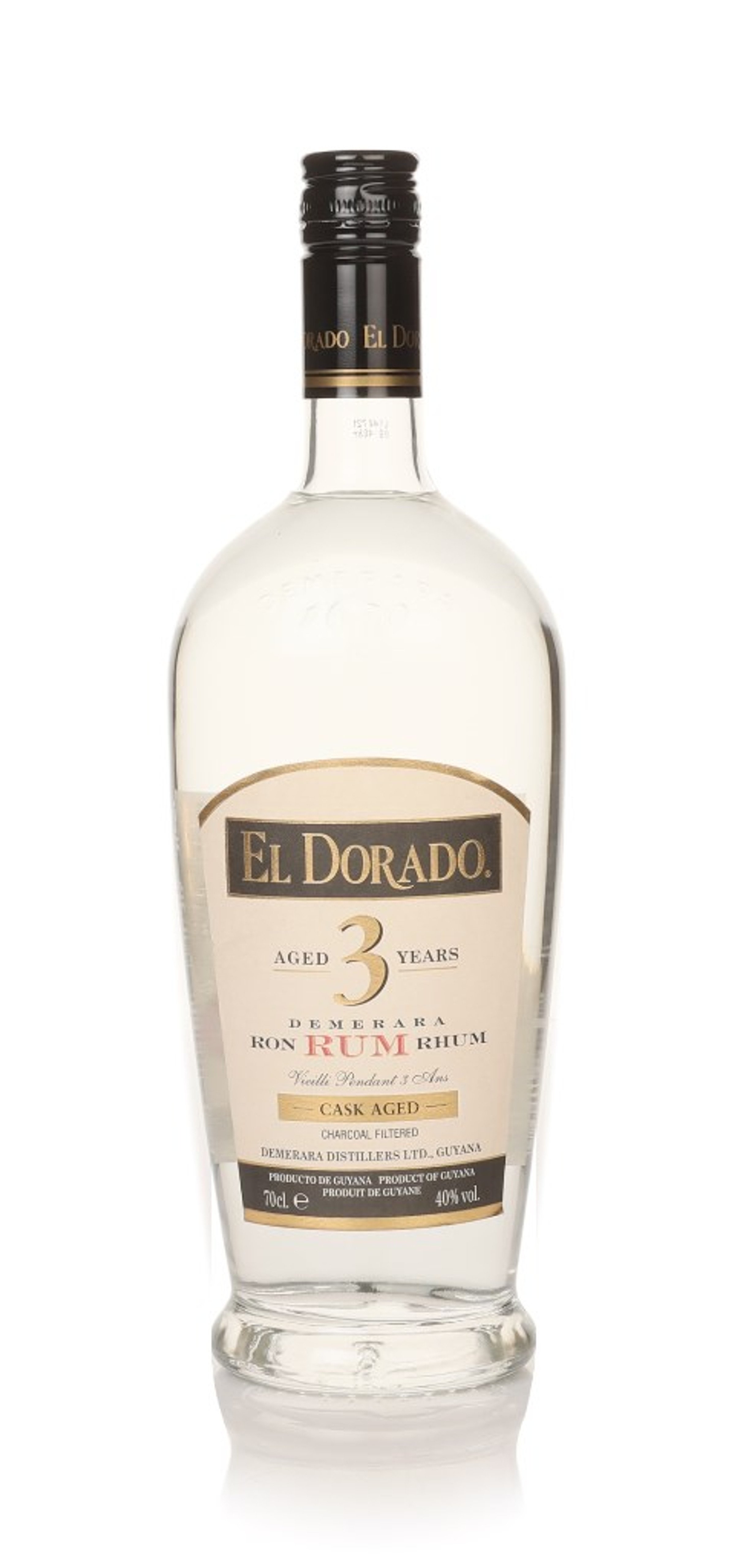 El Dorado 3 Year Old White Rum 70cl