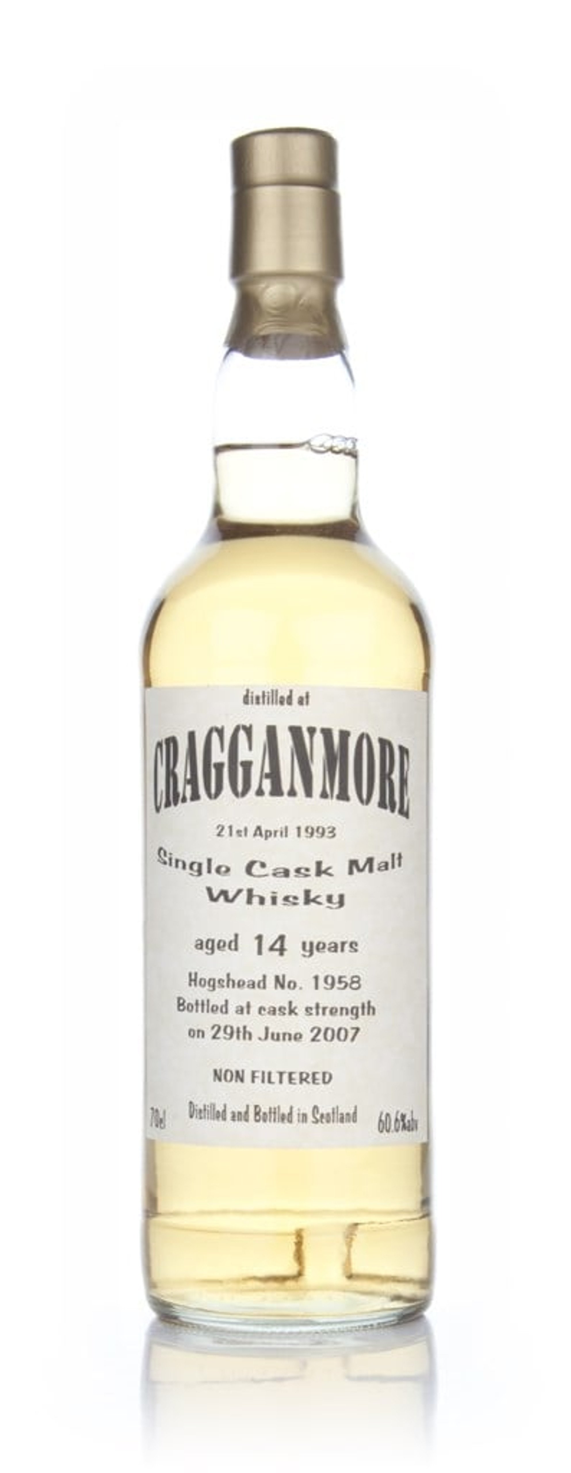 Cragganmore 14 Year Old 1993 (Bladnoch Bottling) 70cl