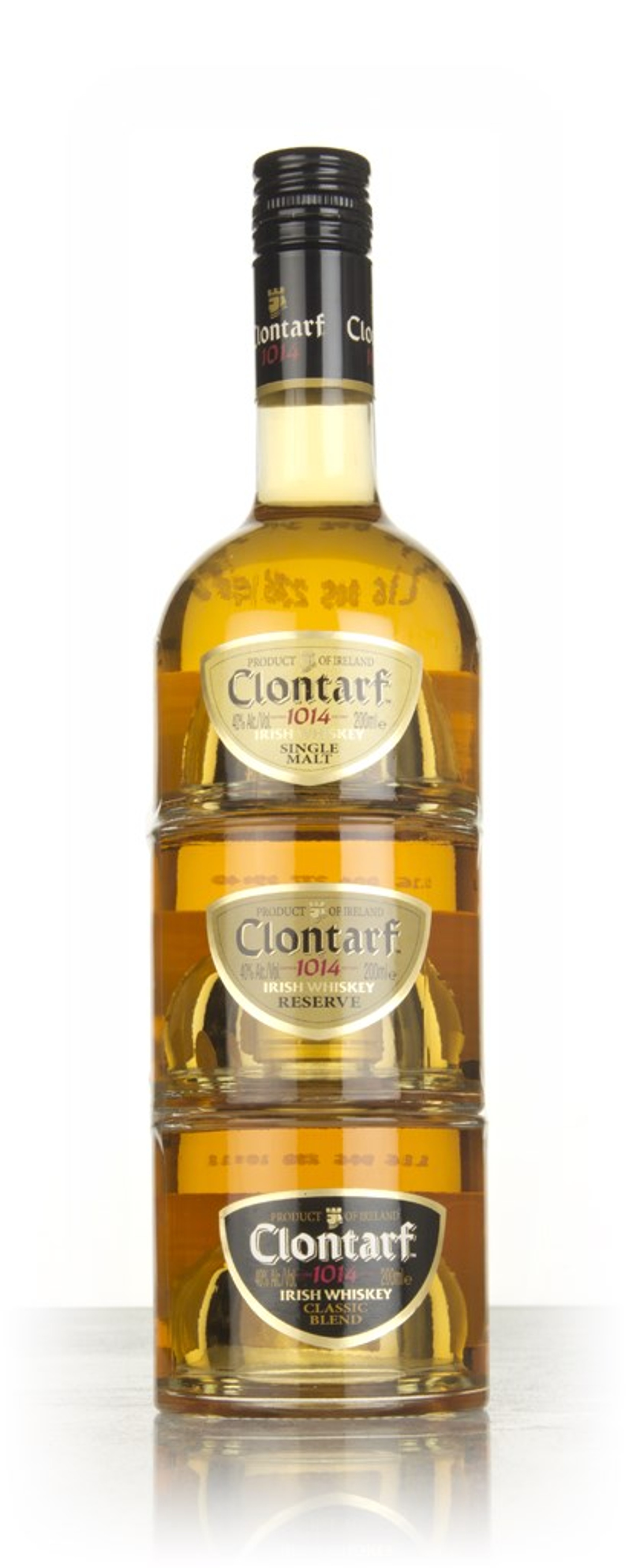 Clontarf Irish Whiskey Trinity 3x20cl 60cl