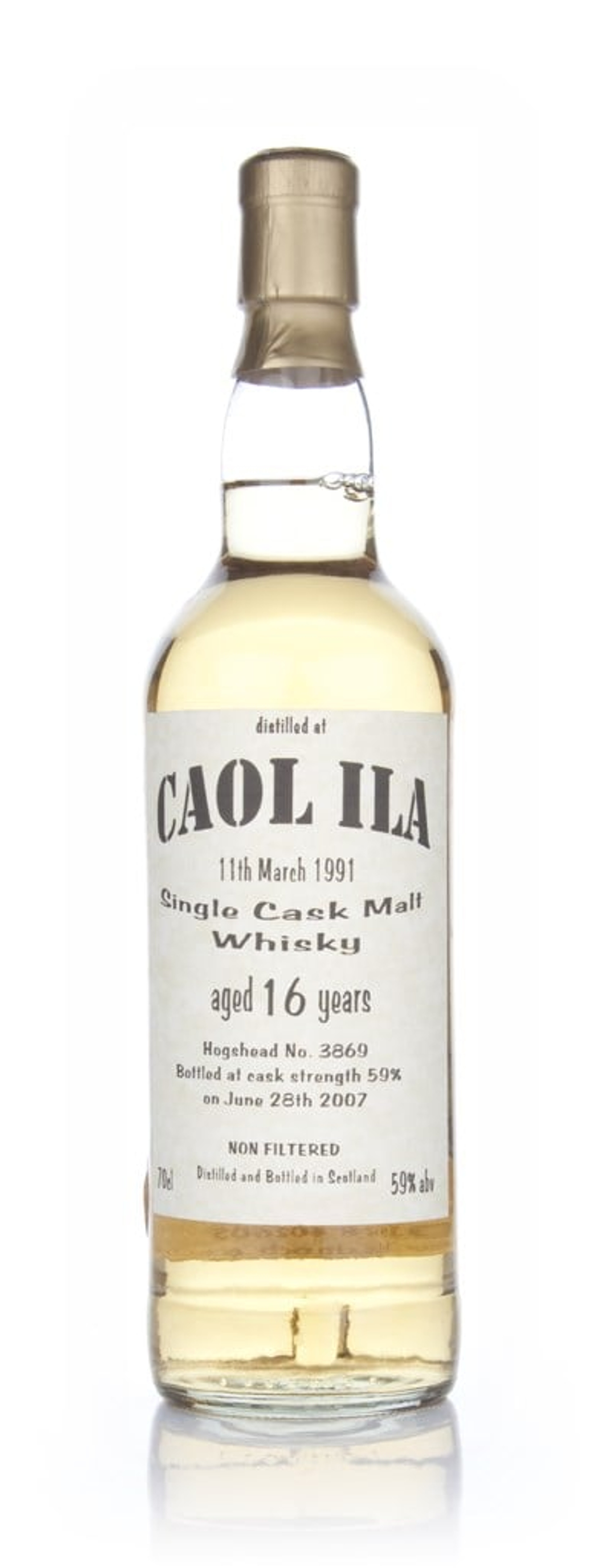 Caol Ila 16 Year Old (Bladnoch Bottling) 70cl