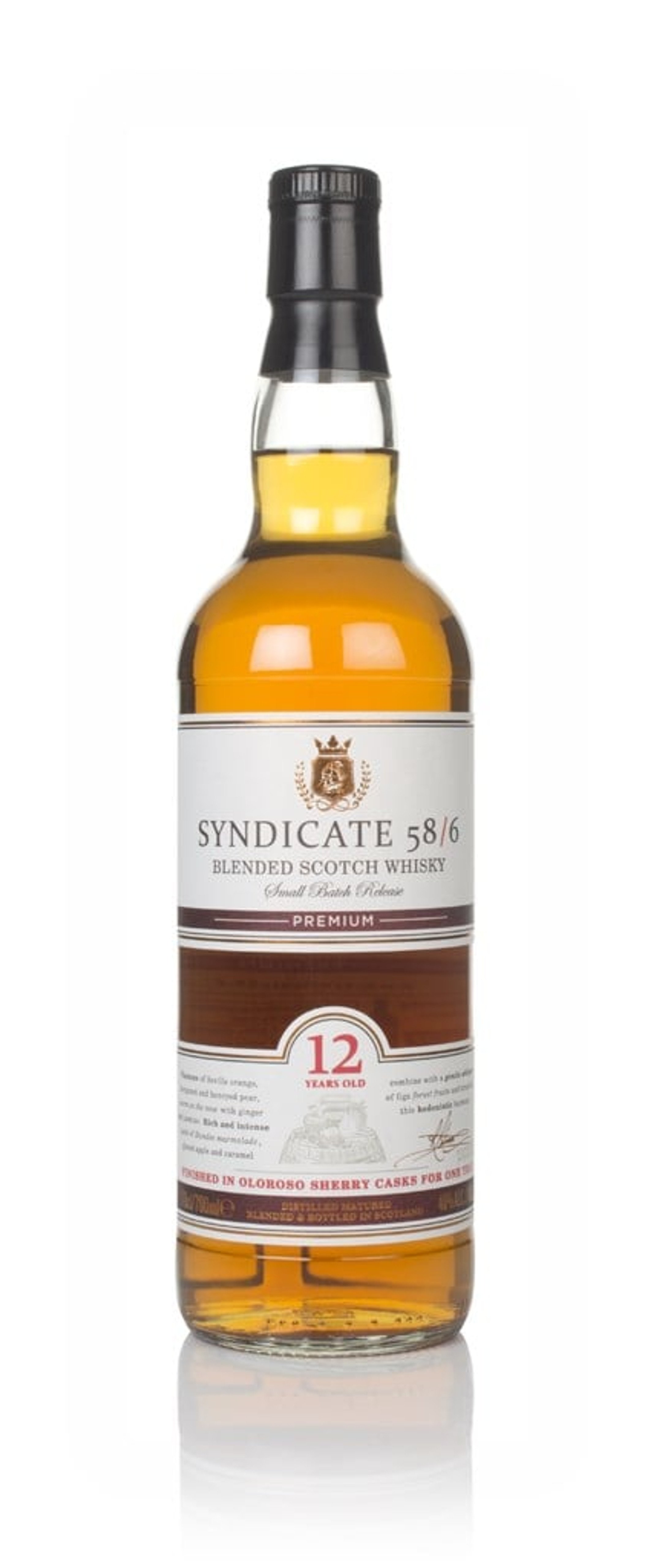 Syndicate 58/6 12 Year Old 70cl